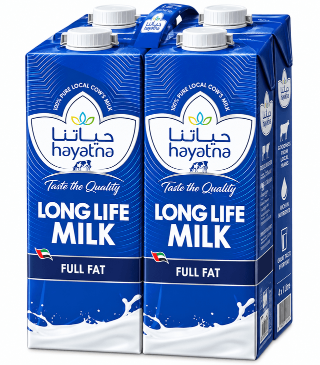 Hayatna Long Life Milk Uht Full Fat 1Lx4S