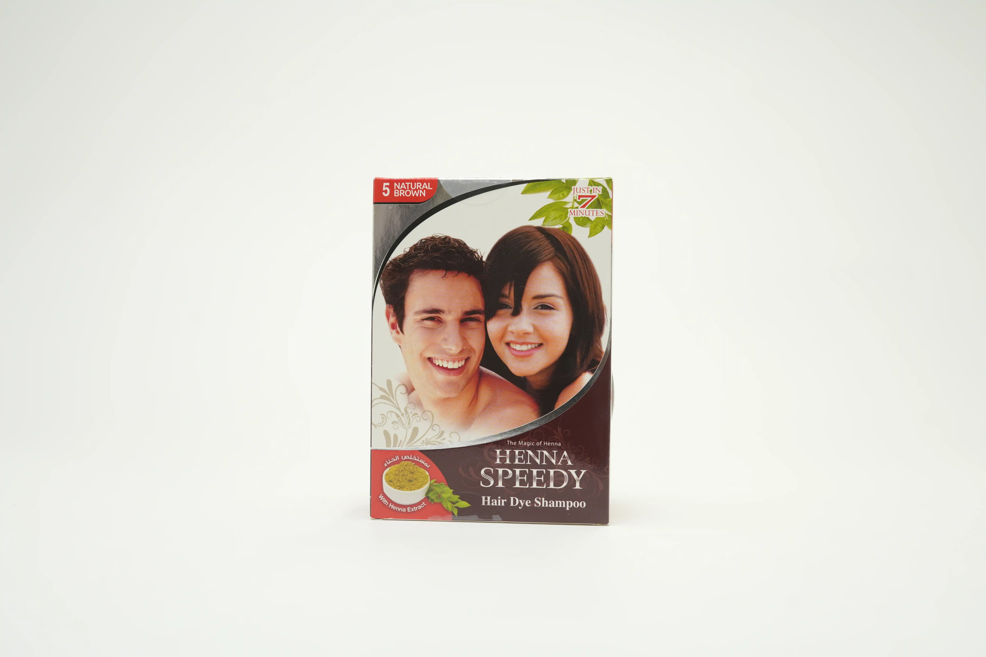 Henna Speedy Natural Brown Hair Dye Shampoo 30 ml