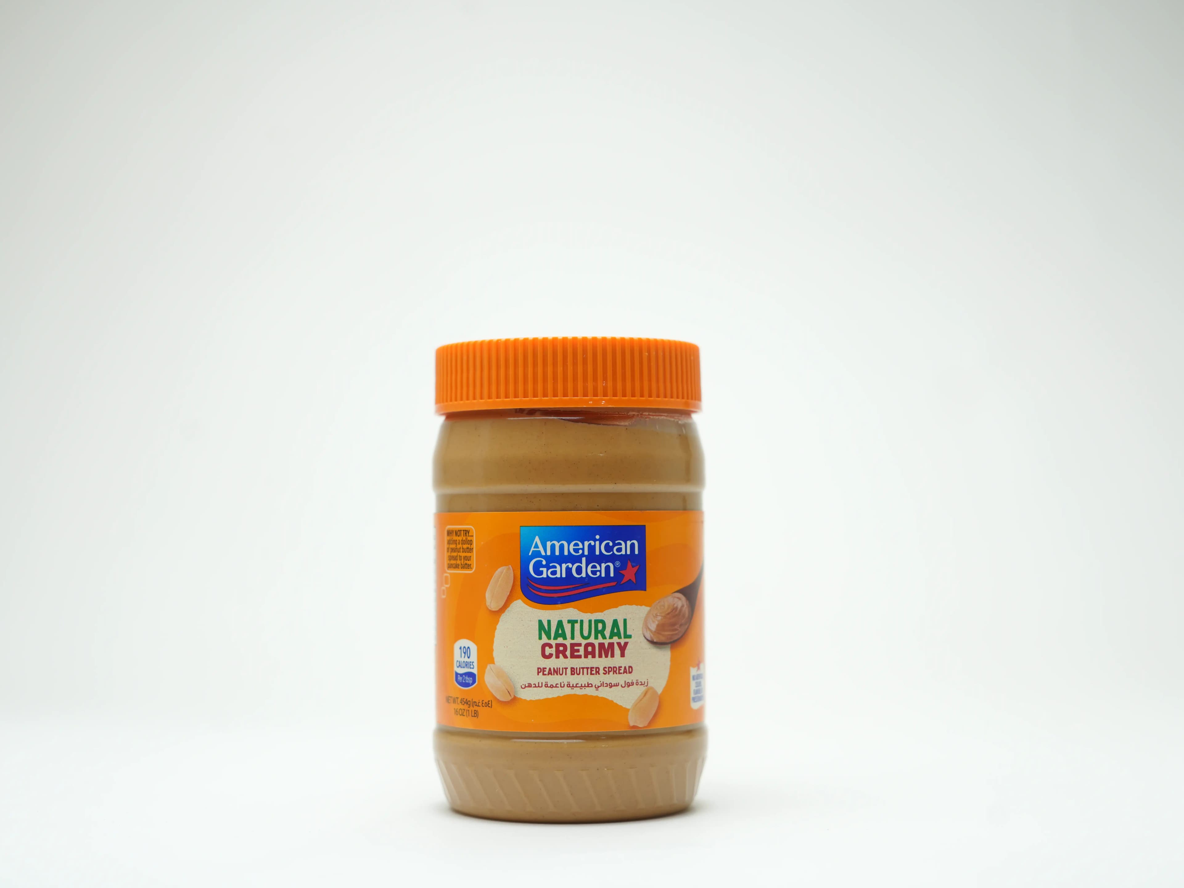 American Garden Natural Creamy Peanut Butter 454 g