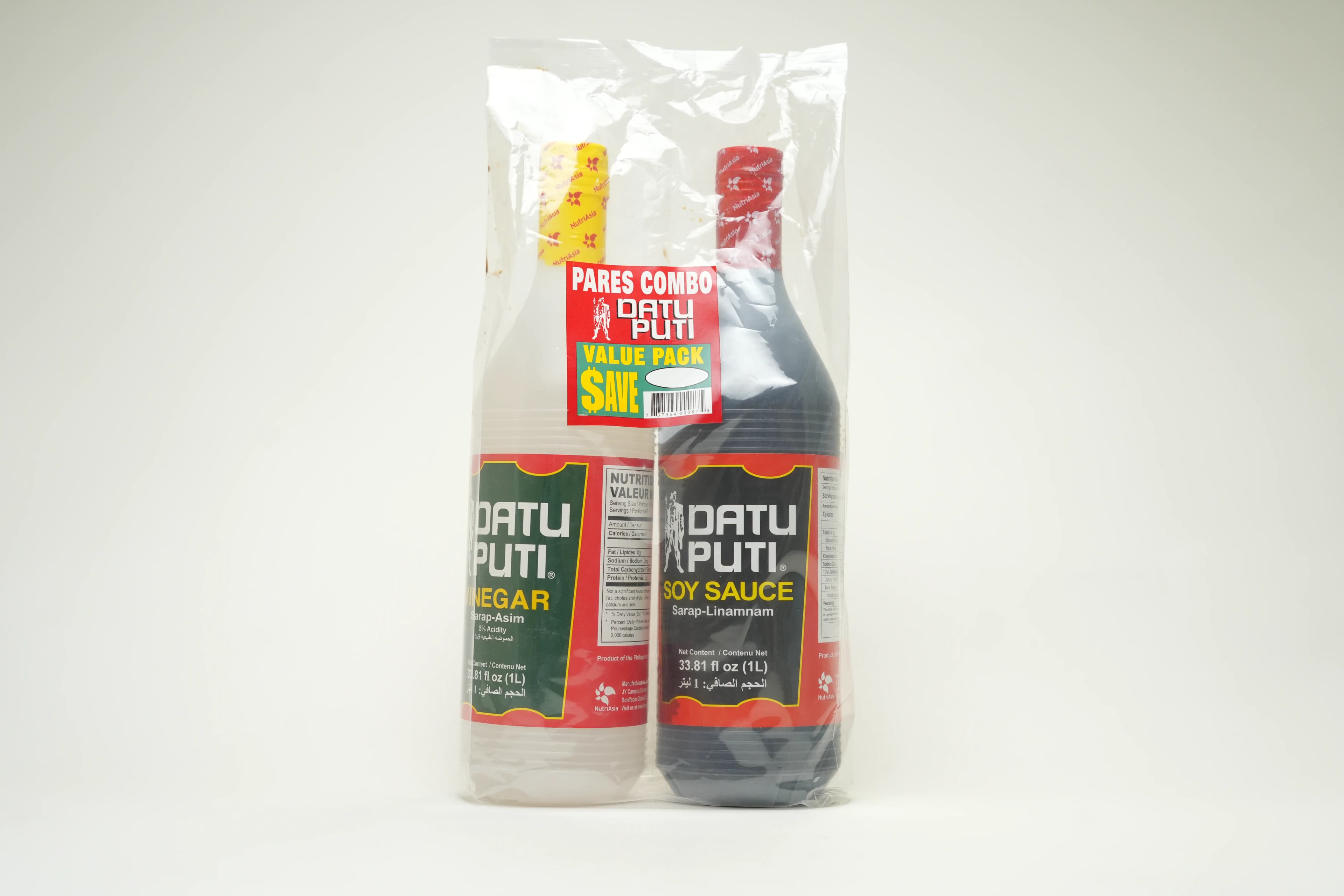 Datu Puti Soy Sauce & Vinegar 2 X 1 Litres