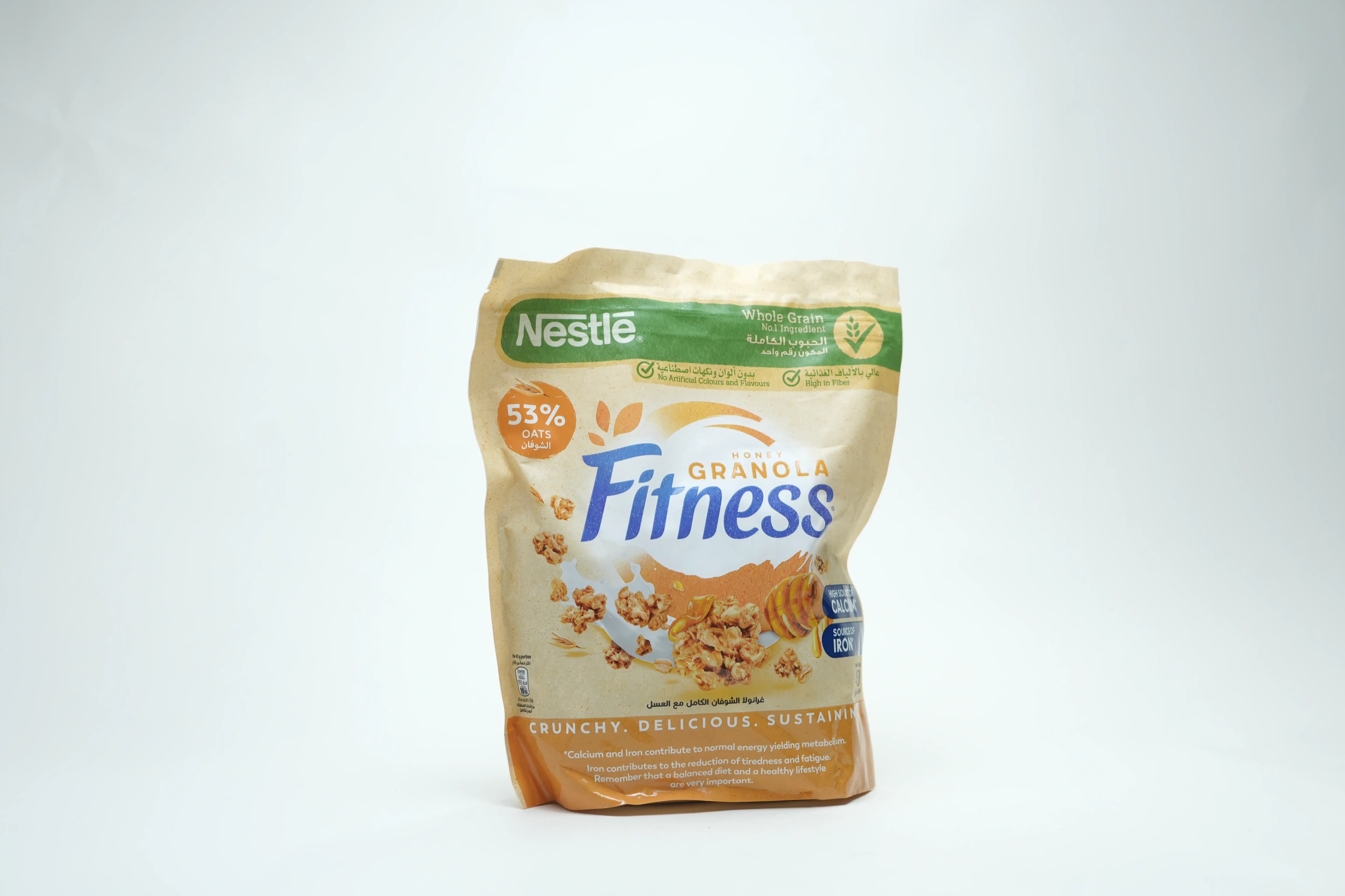 Nestle Fitness Granola Honey Cereal Bag 450 g