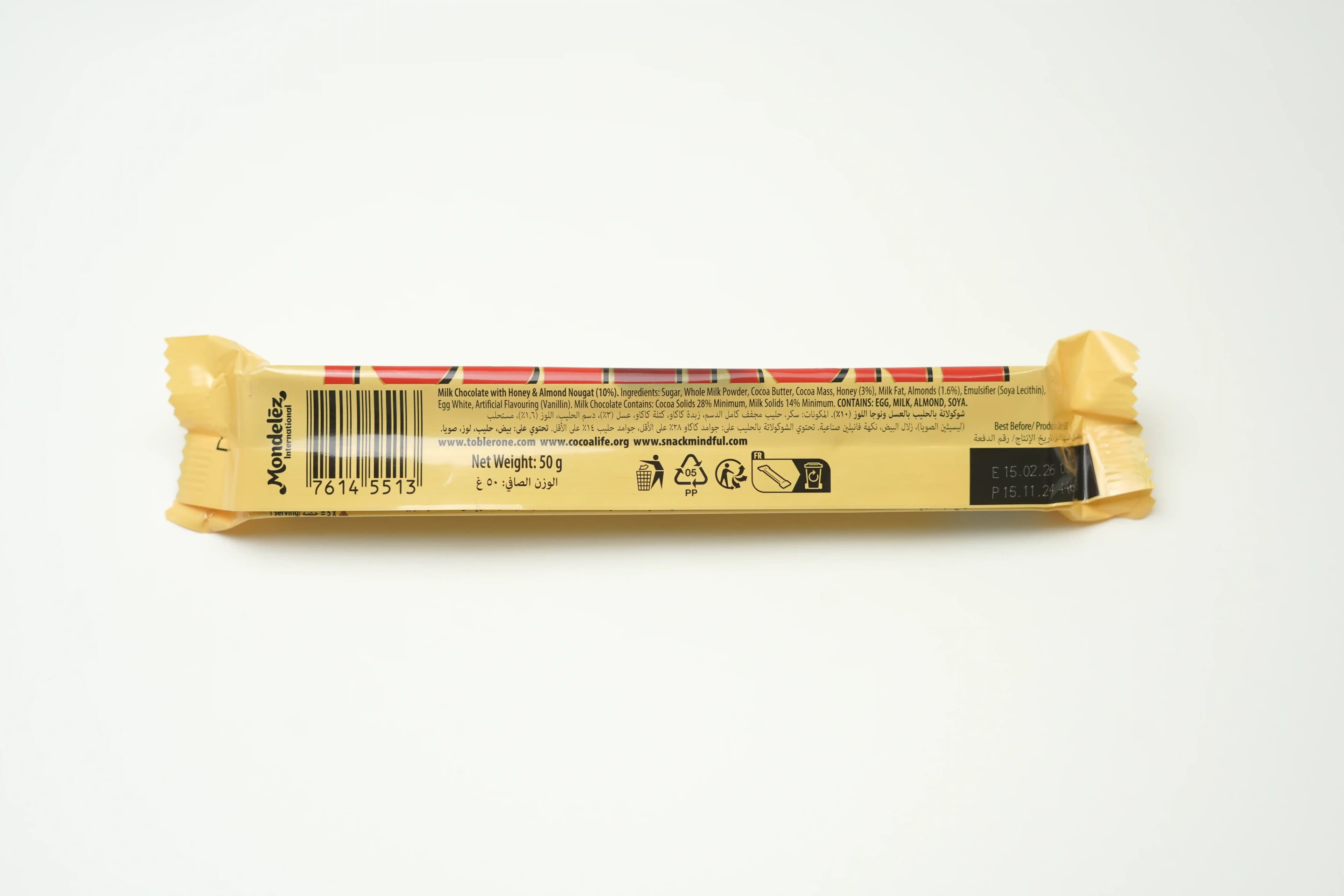 Toblerone Milk Chocolate 50 g