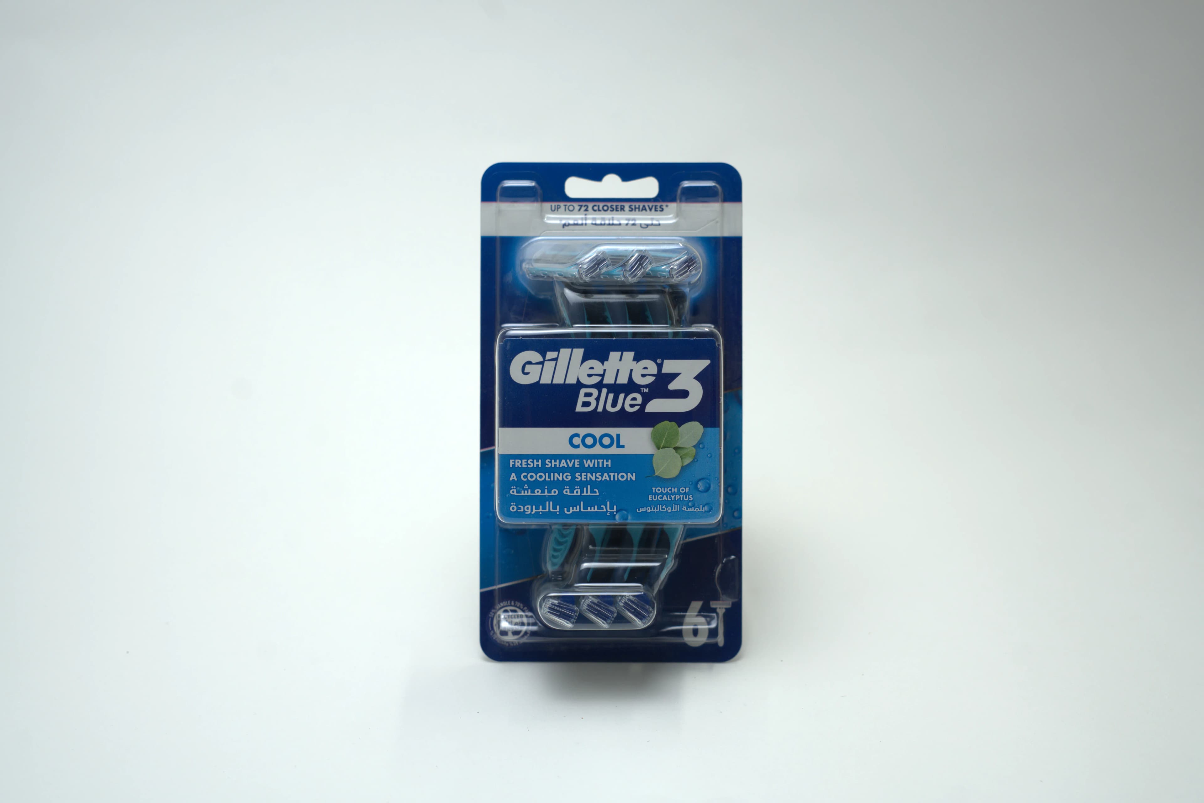 Gillette Blue 3 Cool Disposable Razor 6 pcs