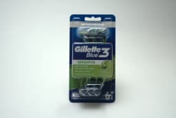 Gillette Razor Blue 111 Dispo Sensitive Care 6 Ct 6 pcs - image 2