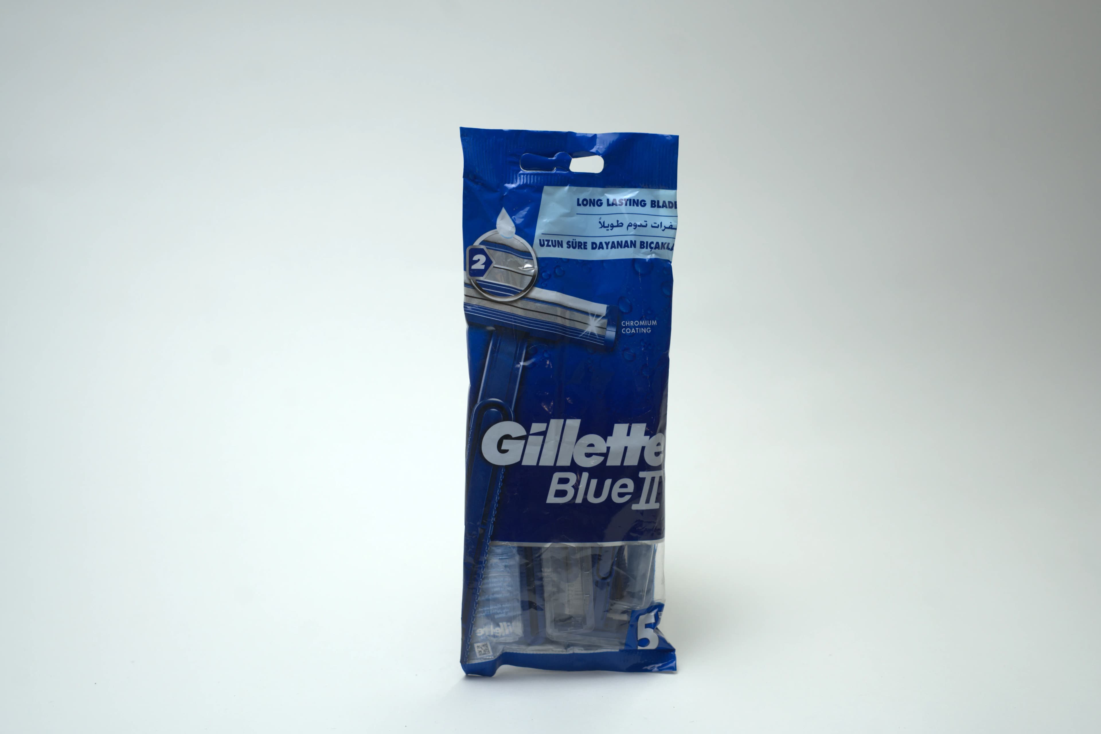 Gillette Blue Ii Disposable Razor 5S 5 pcs