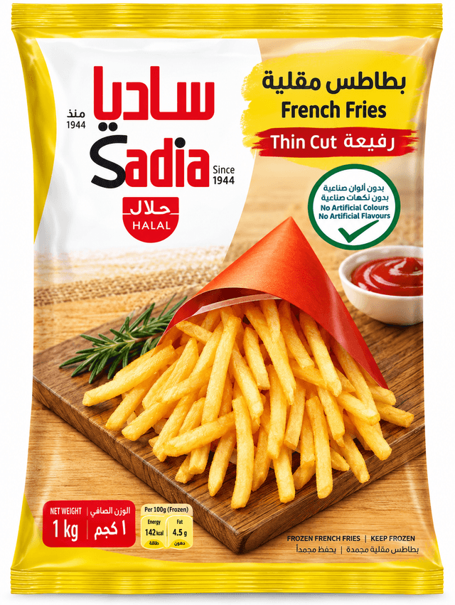 Sadia French Fries 9/9 1Kg