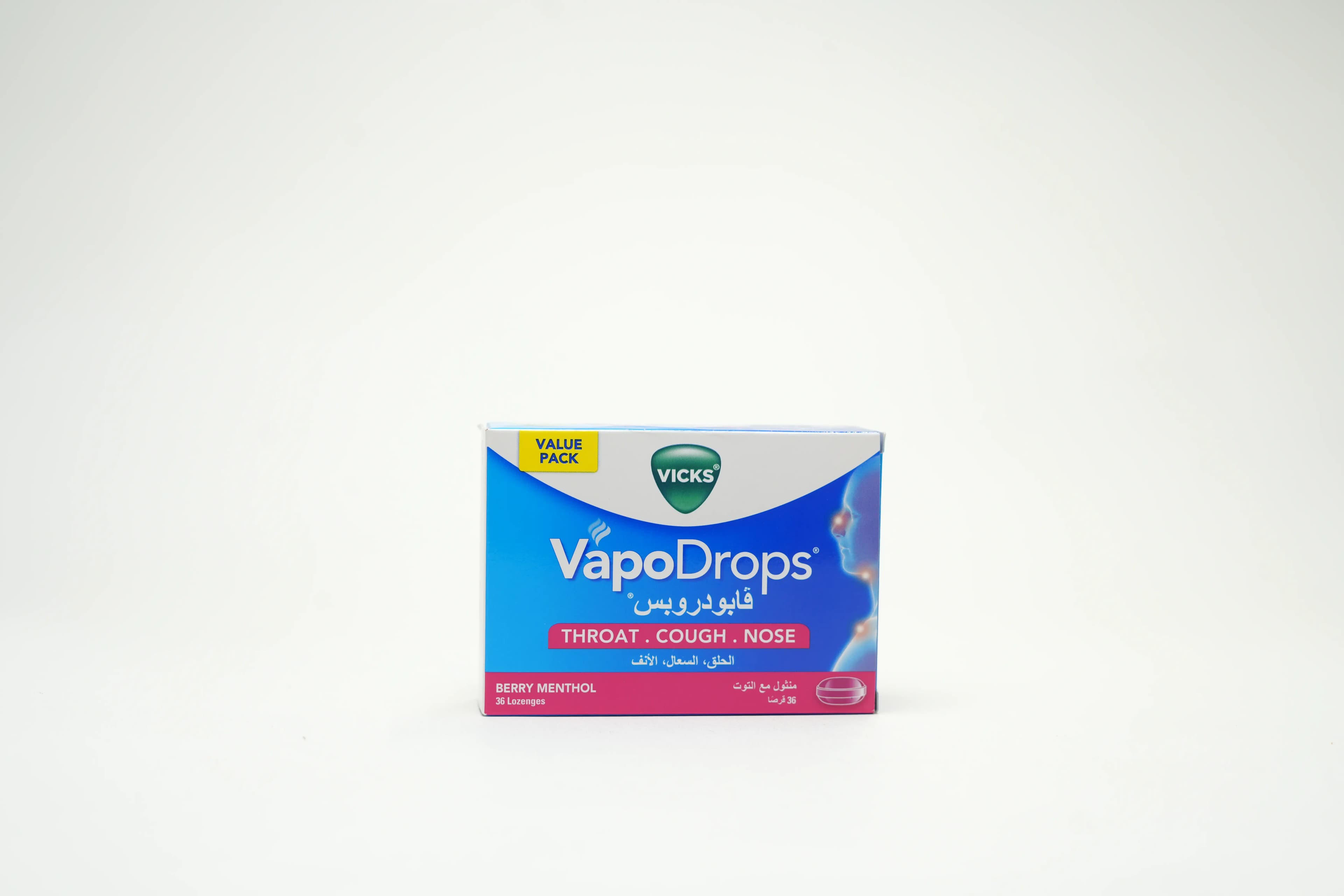 Vicks Vapodrops Berry Menthols 36 pcs