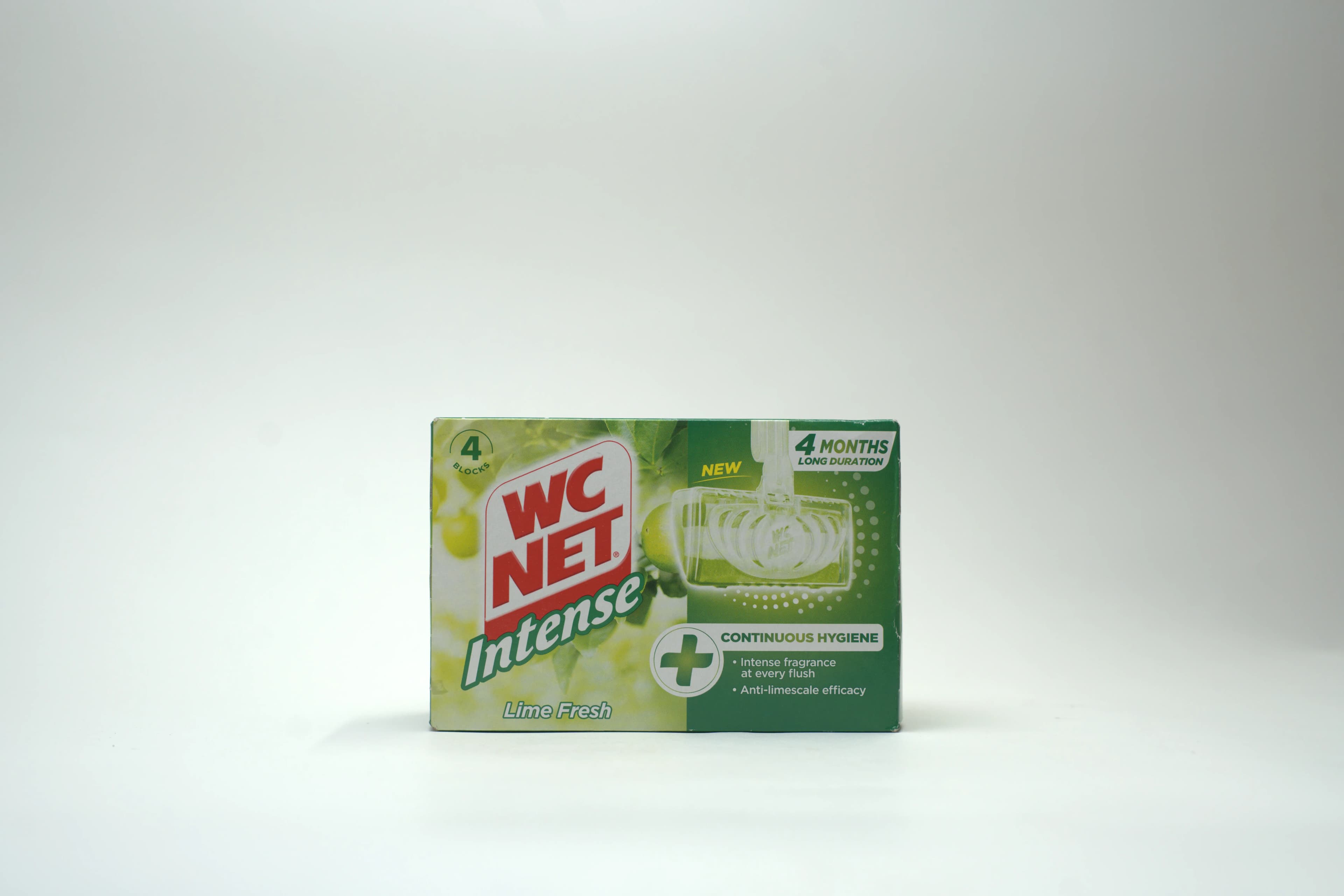 W.C.Net Tablet Lime Fresh Block 4 pcs