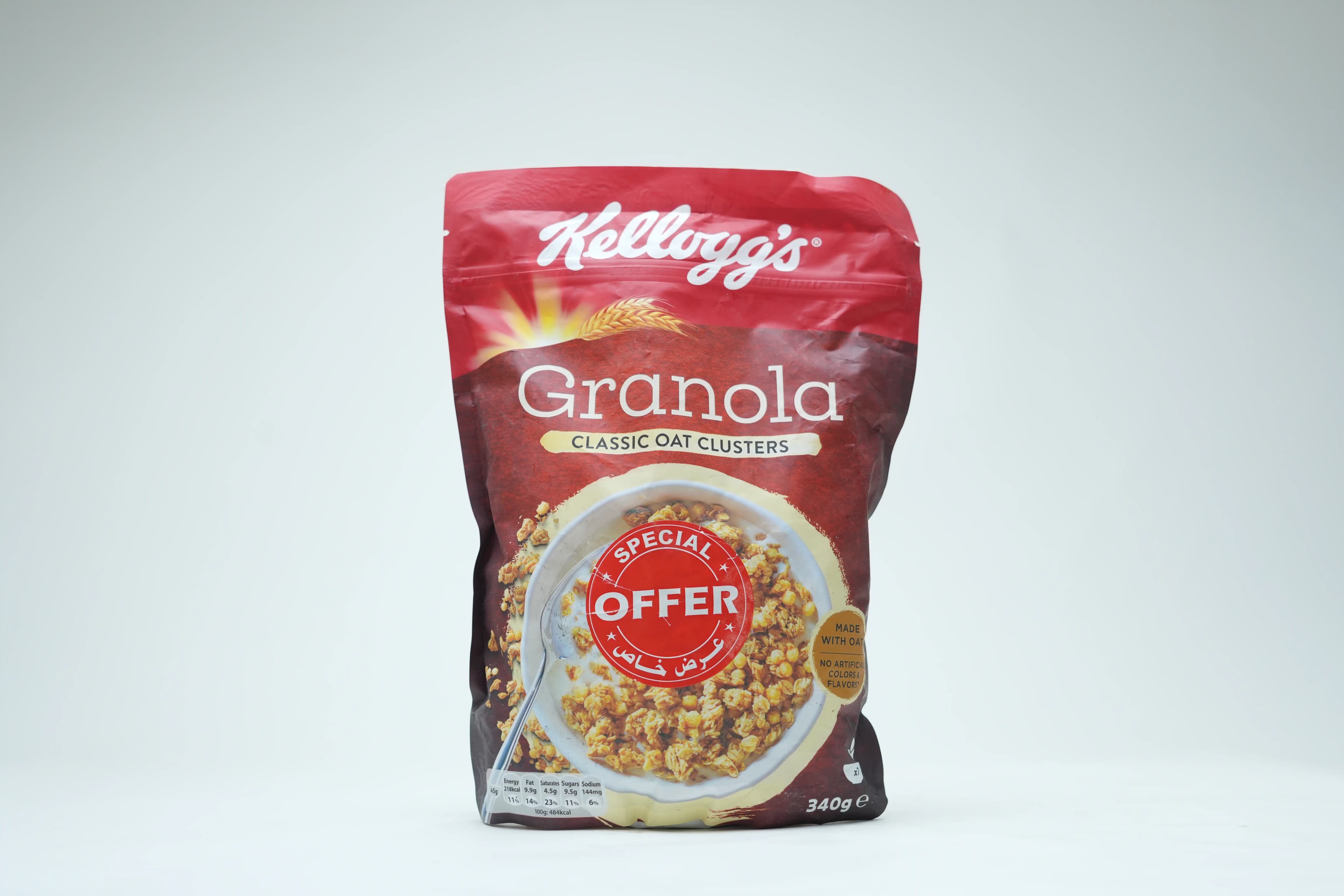 Kellogg Granola Classic Oat Cluster 340 g