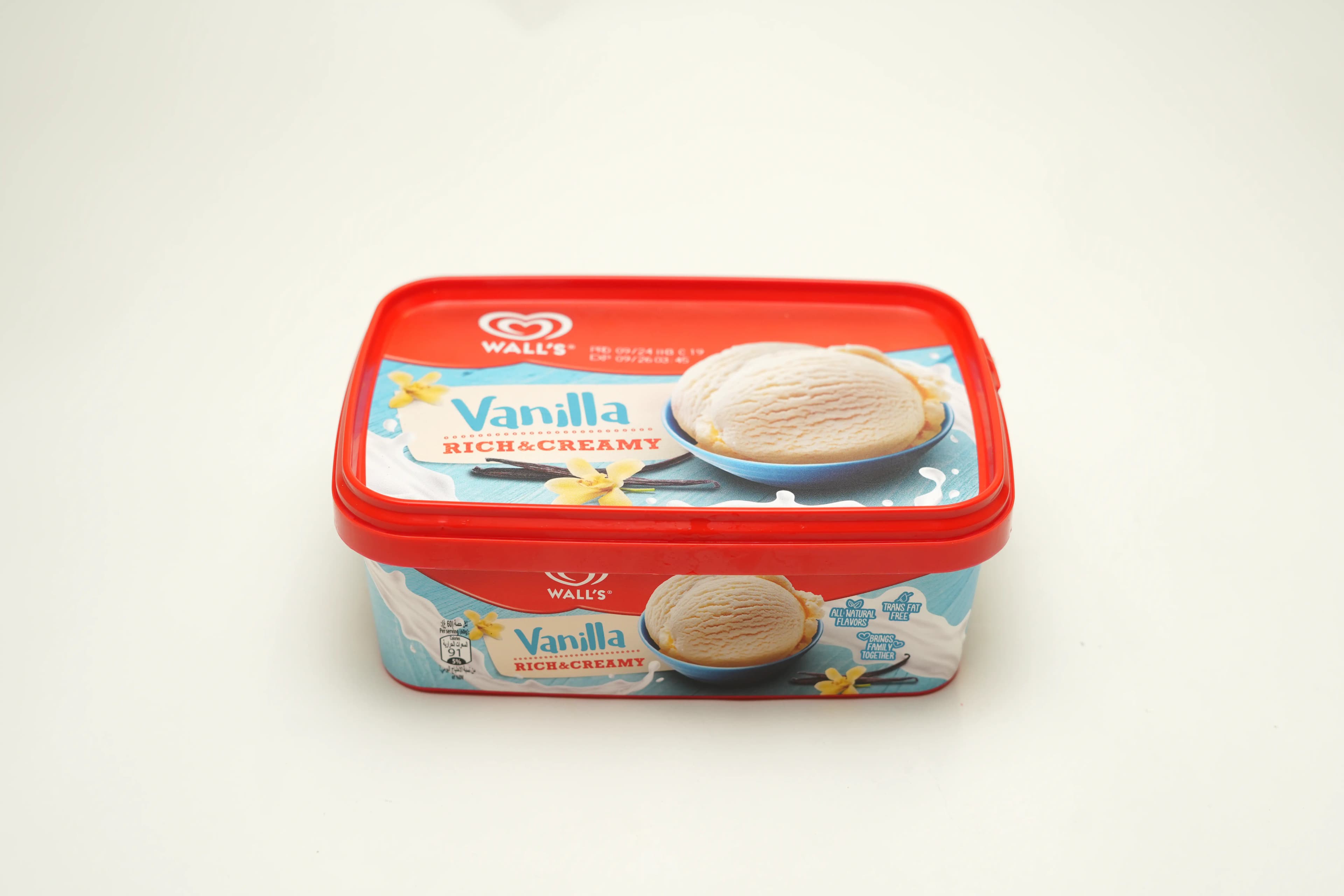 Walls Ice Cream Vanilla 1 Litres