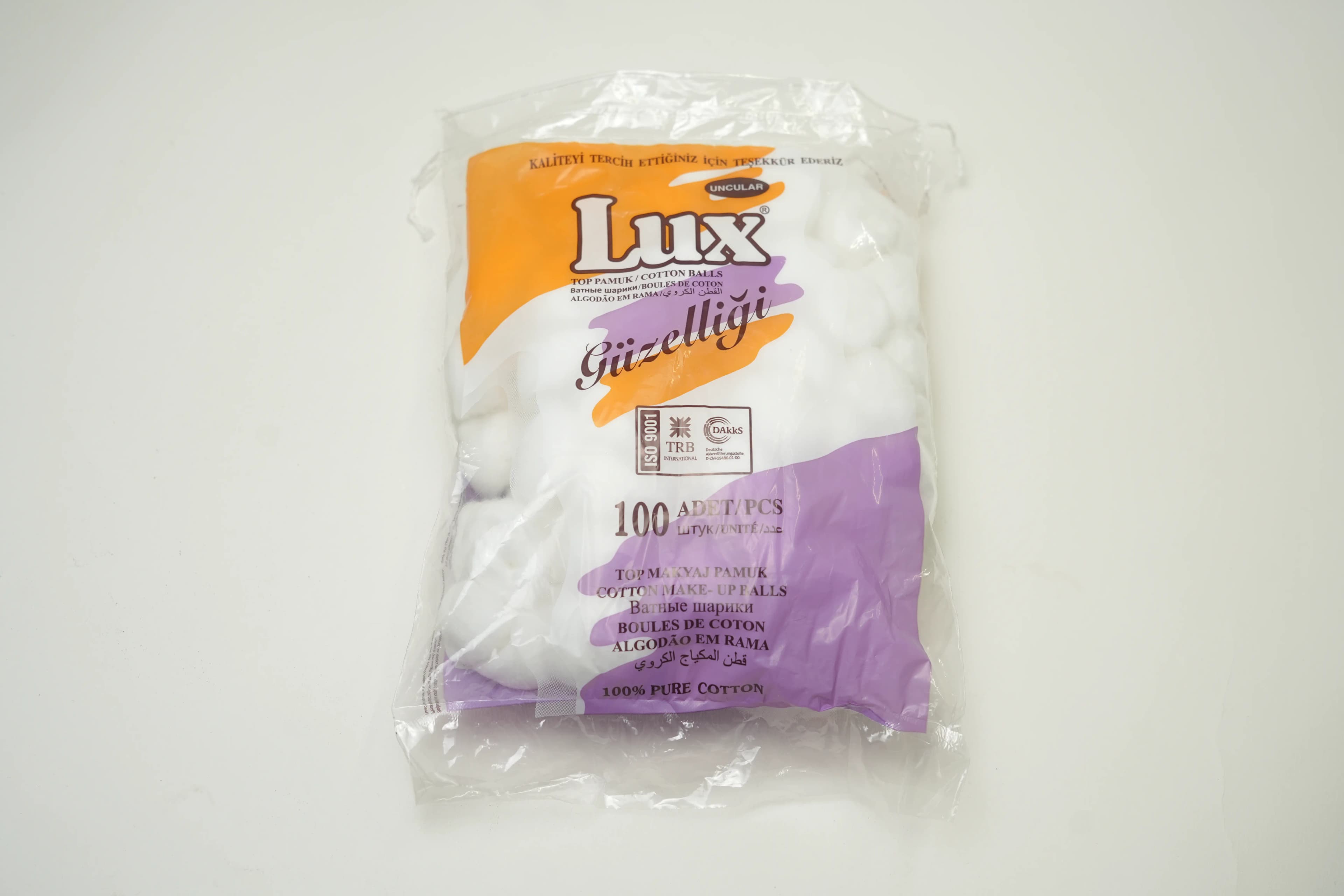 Lux Cotton Make Up Balls 100 pcs