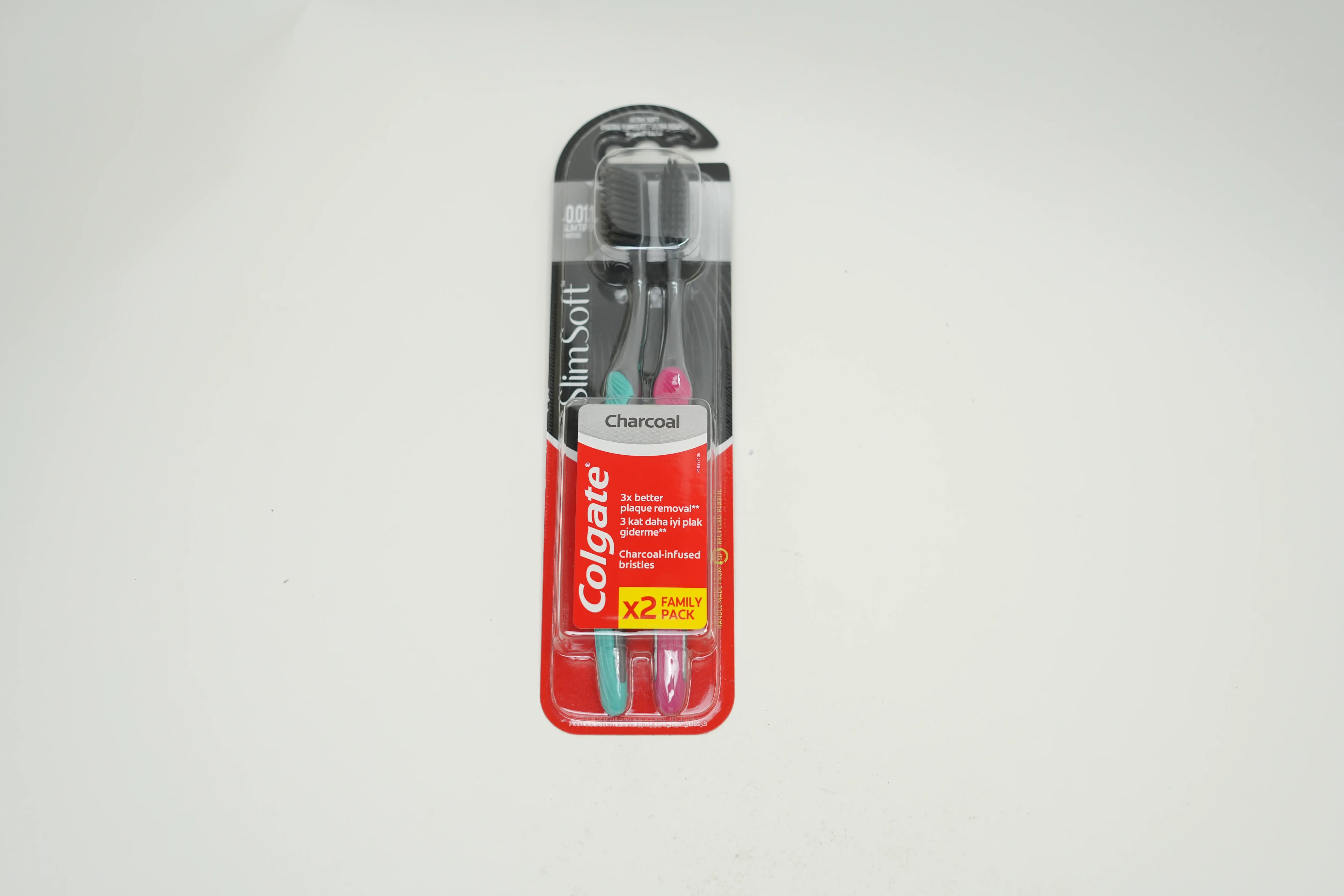 Colgate Slim Soft Charcoal Toothbrush 1 pcs