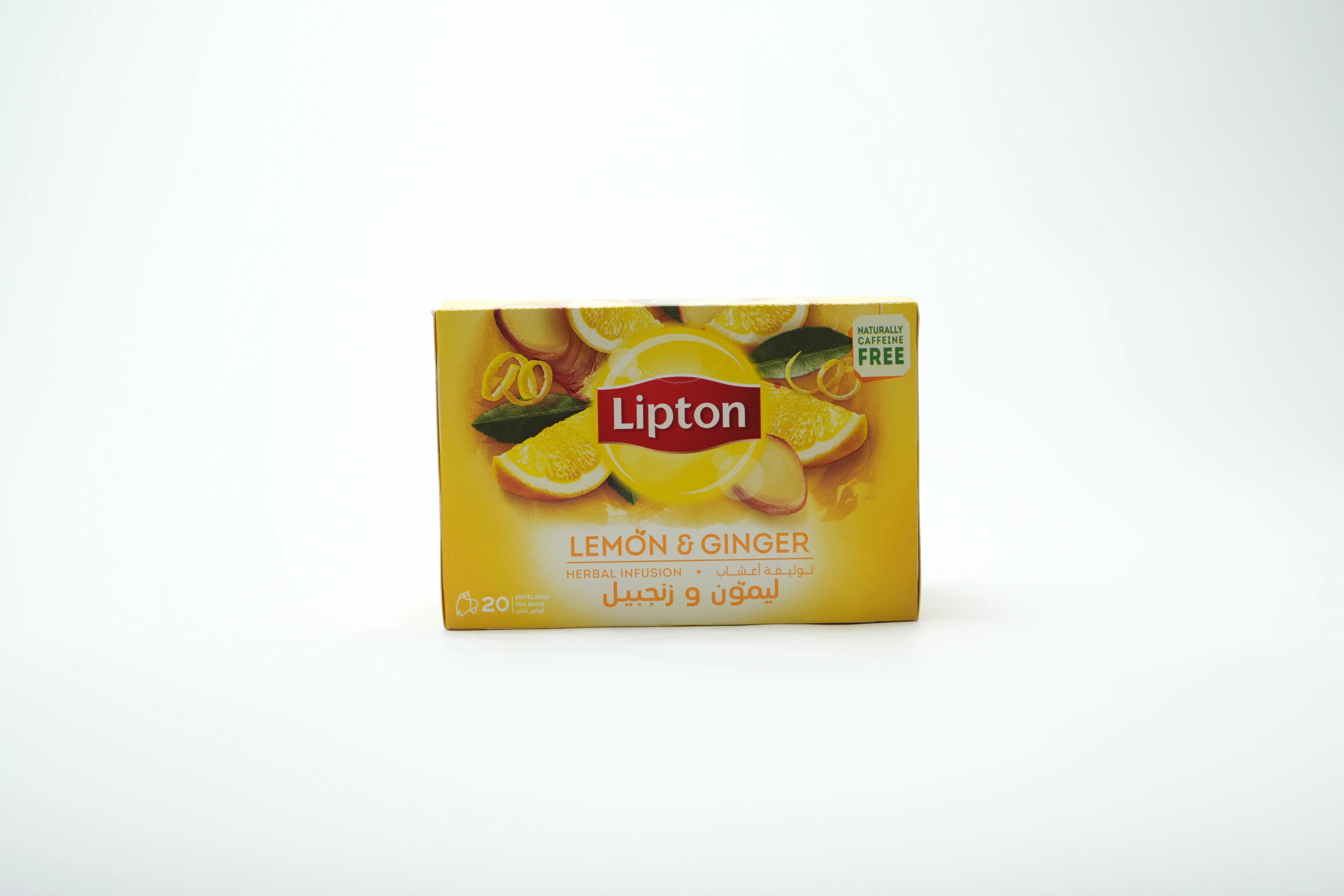 Lipton Herbal Infusion Lemon Ginger 1.6g 20 Teabags