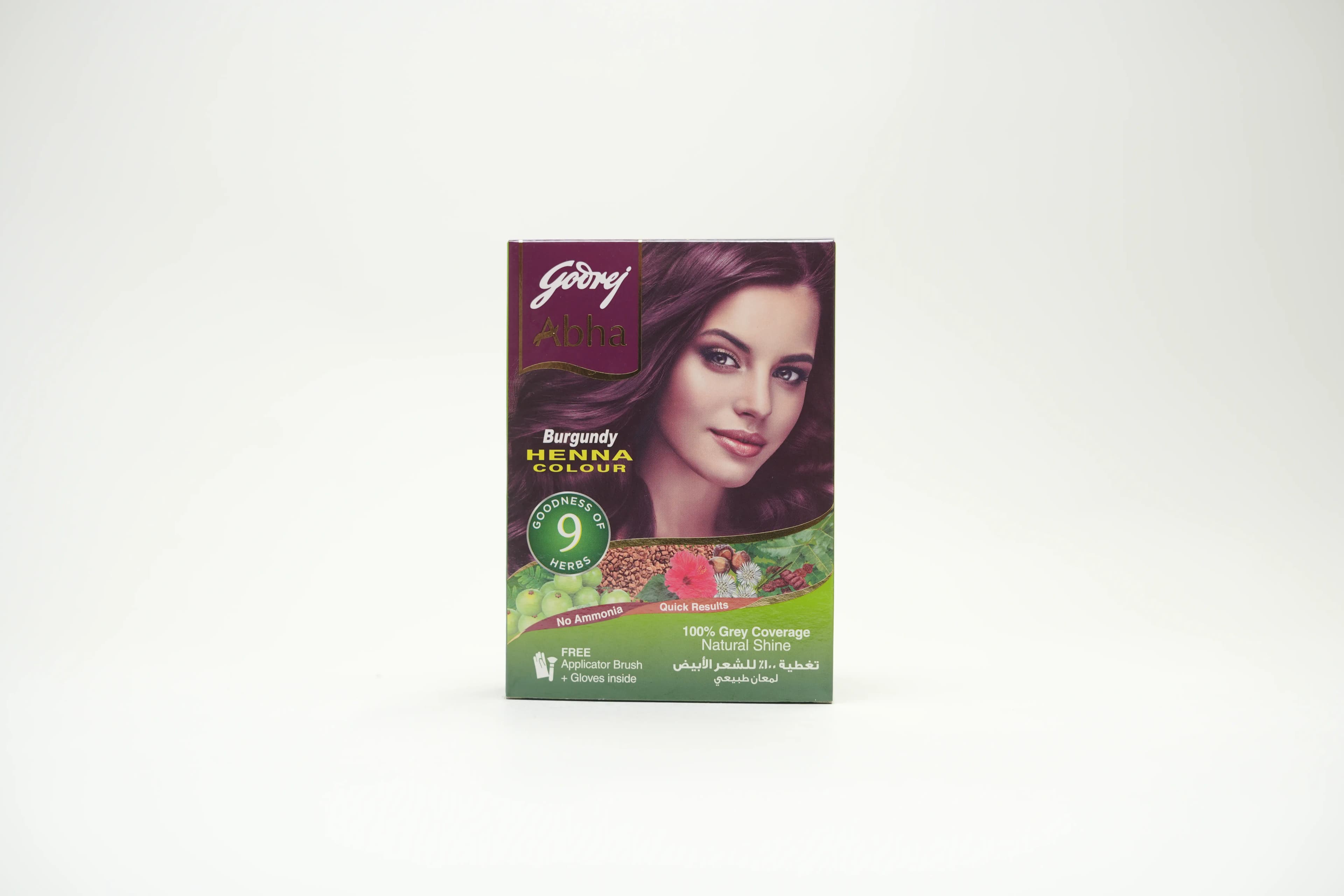 Godrej Abha Burgundy Henna Hair Color 60 g