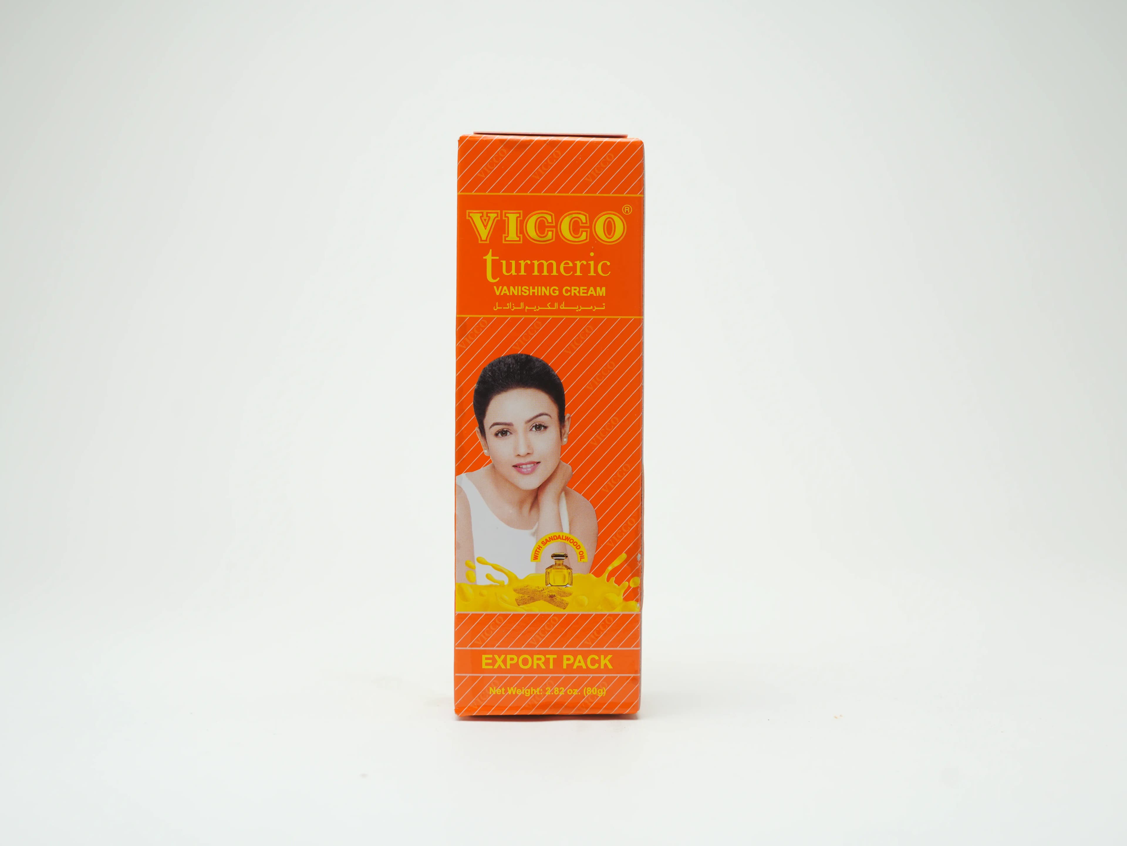 Vicco Turmeric With Sandalwood Oil Vanishing Cream 80 g