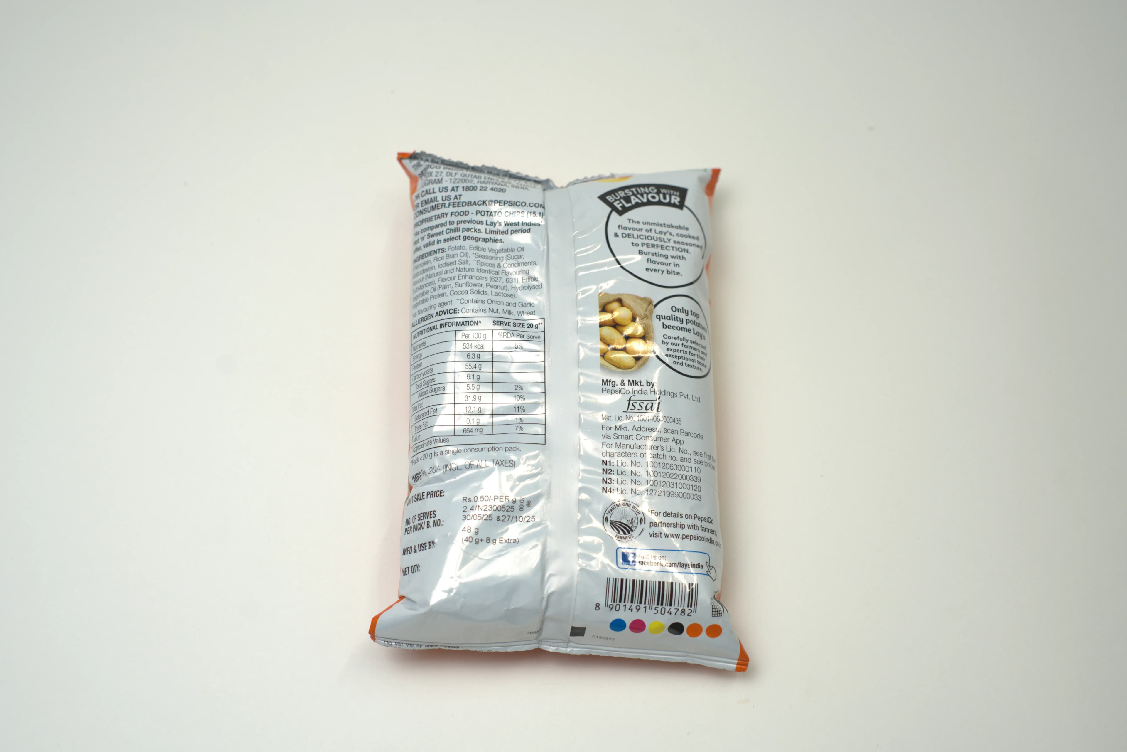 Lays West Indies Hot N Sweet Chilli 50 g