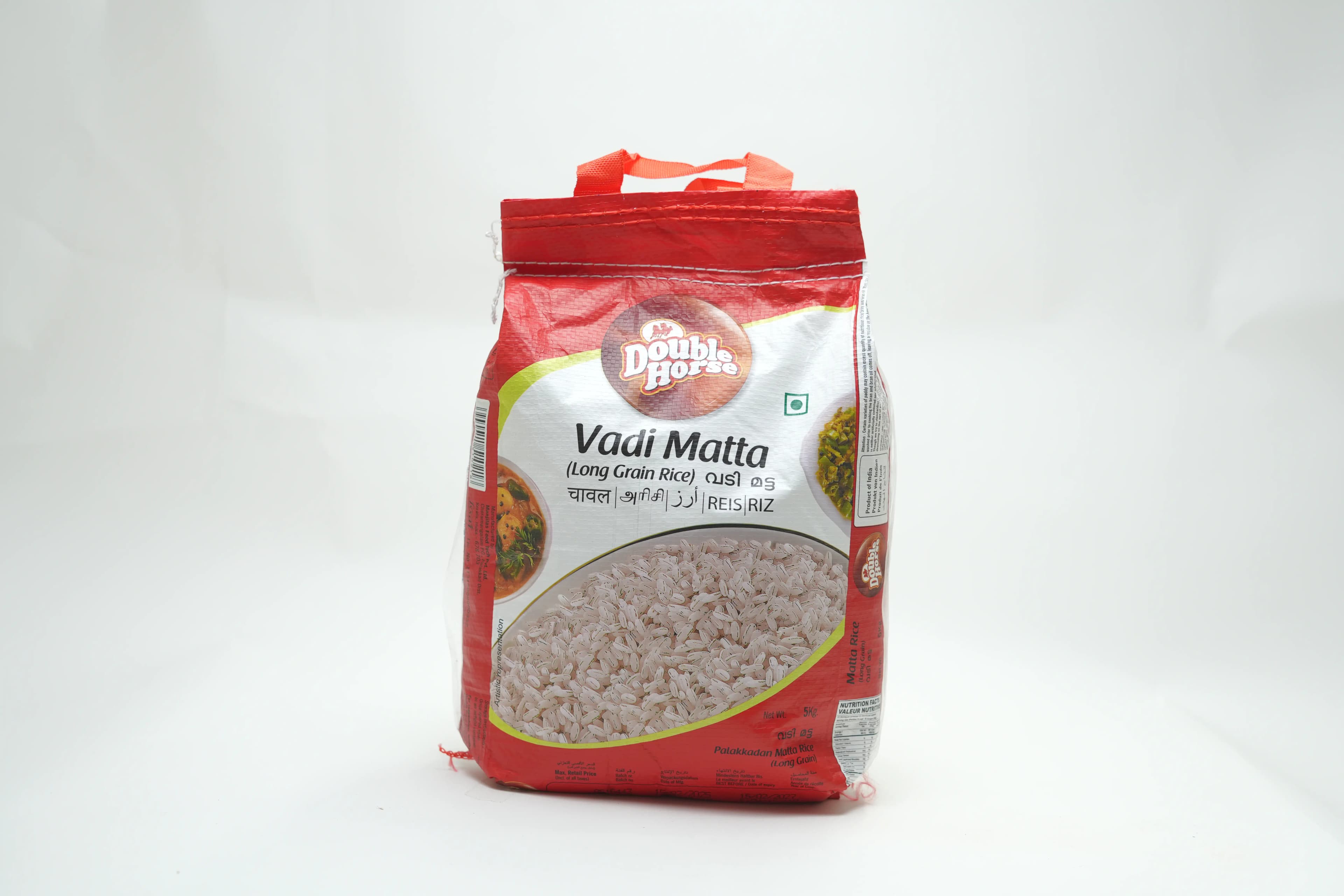 Double Horse Matta Rice Long Grain 5 kg