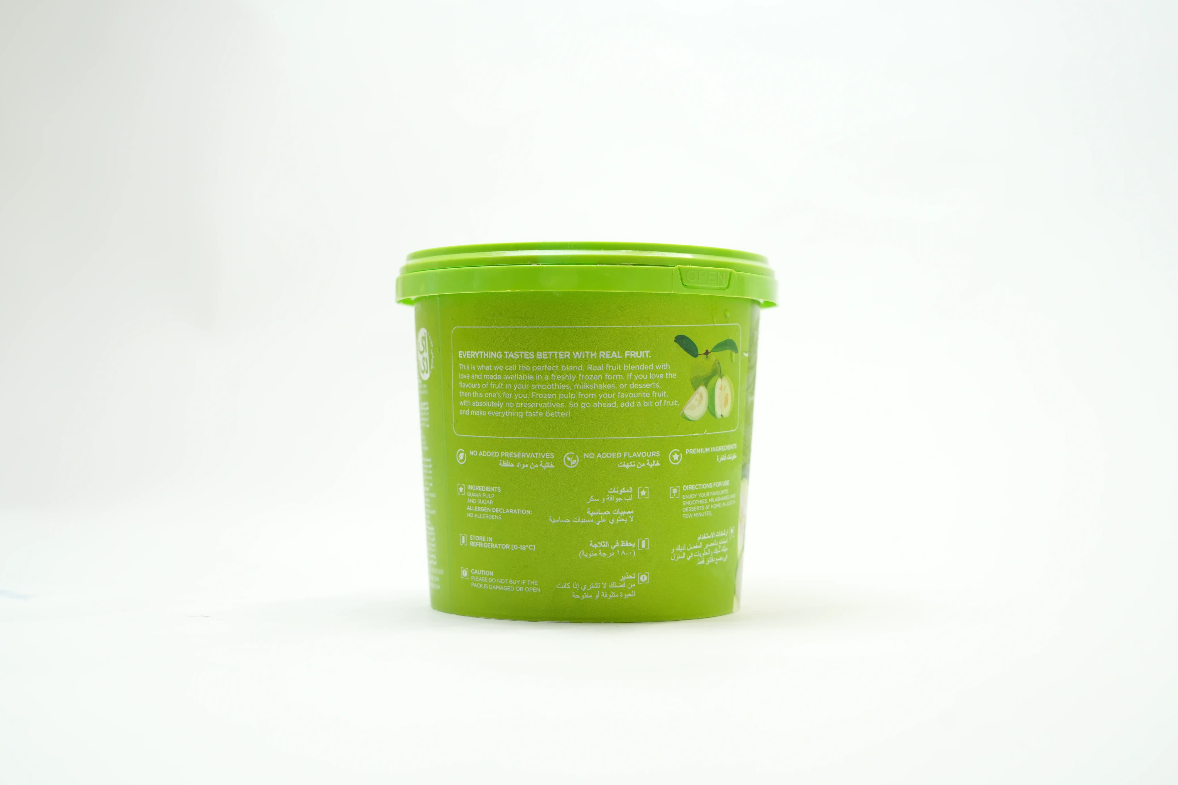 Id Freshly Frozen Fruit Blend Guava 1 Litres