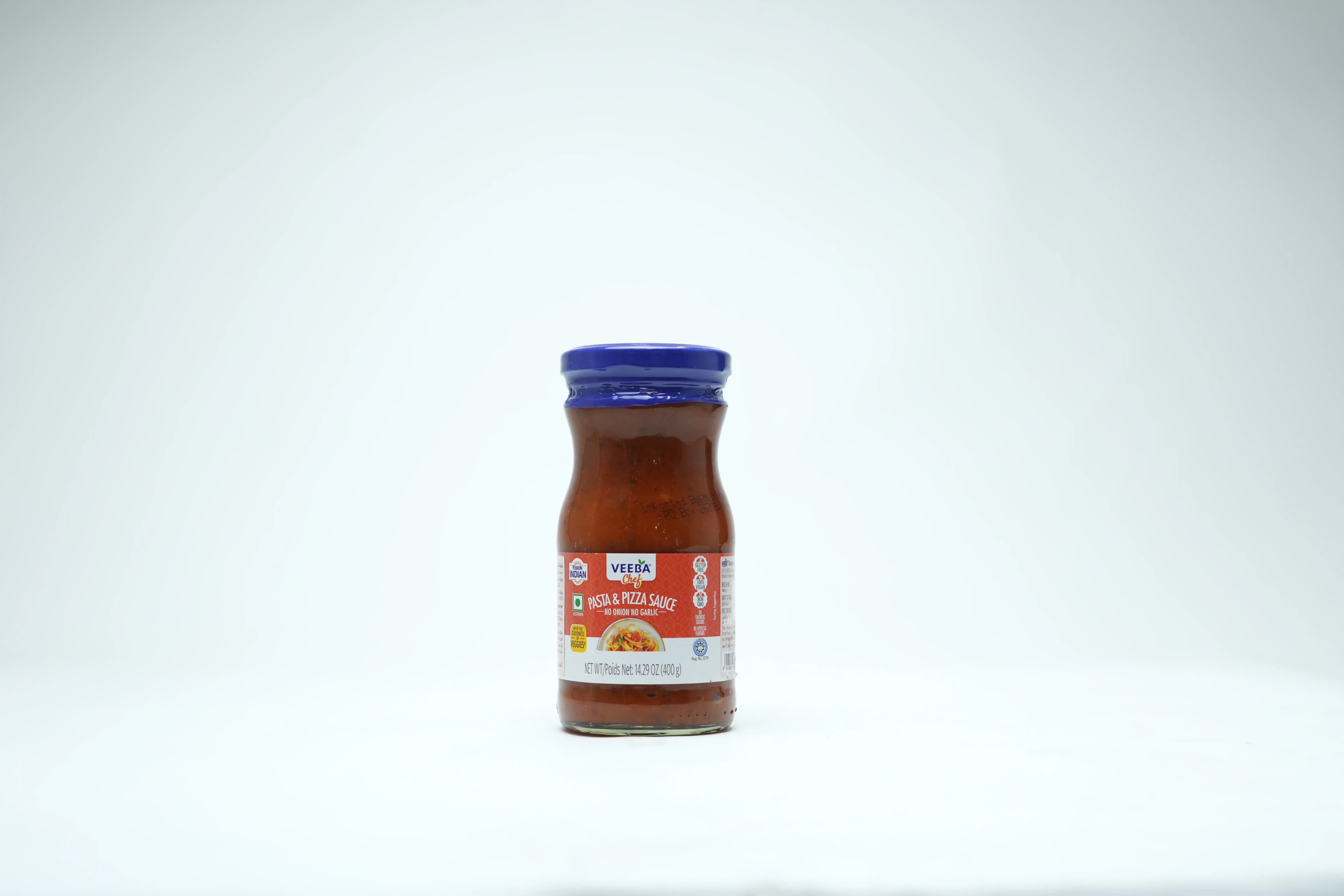 Veeba Pasta & Pizza Sauce No Onion No Garlic 400 g
