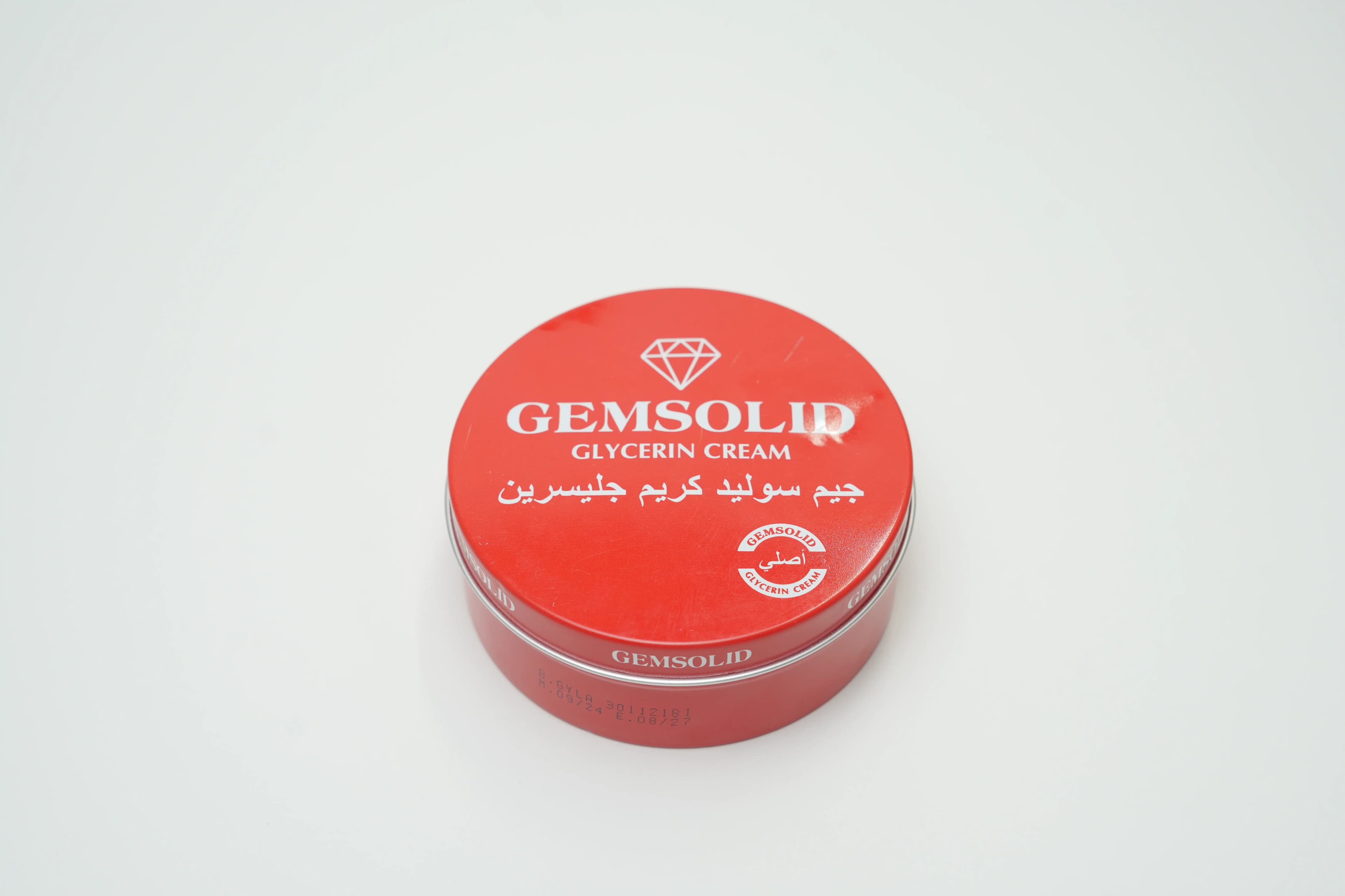 Gemsolid Glycerin Cream Tin 400 ml