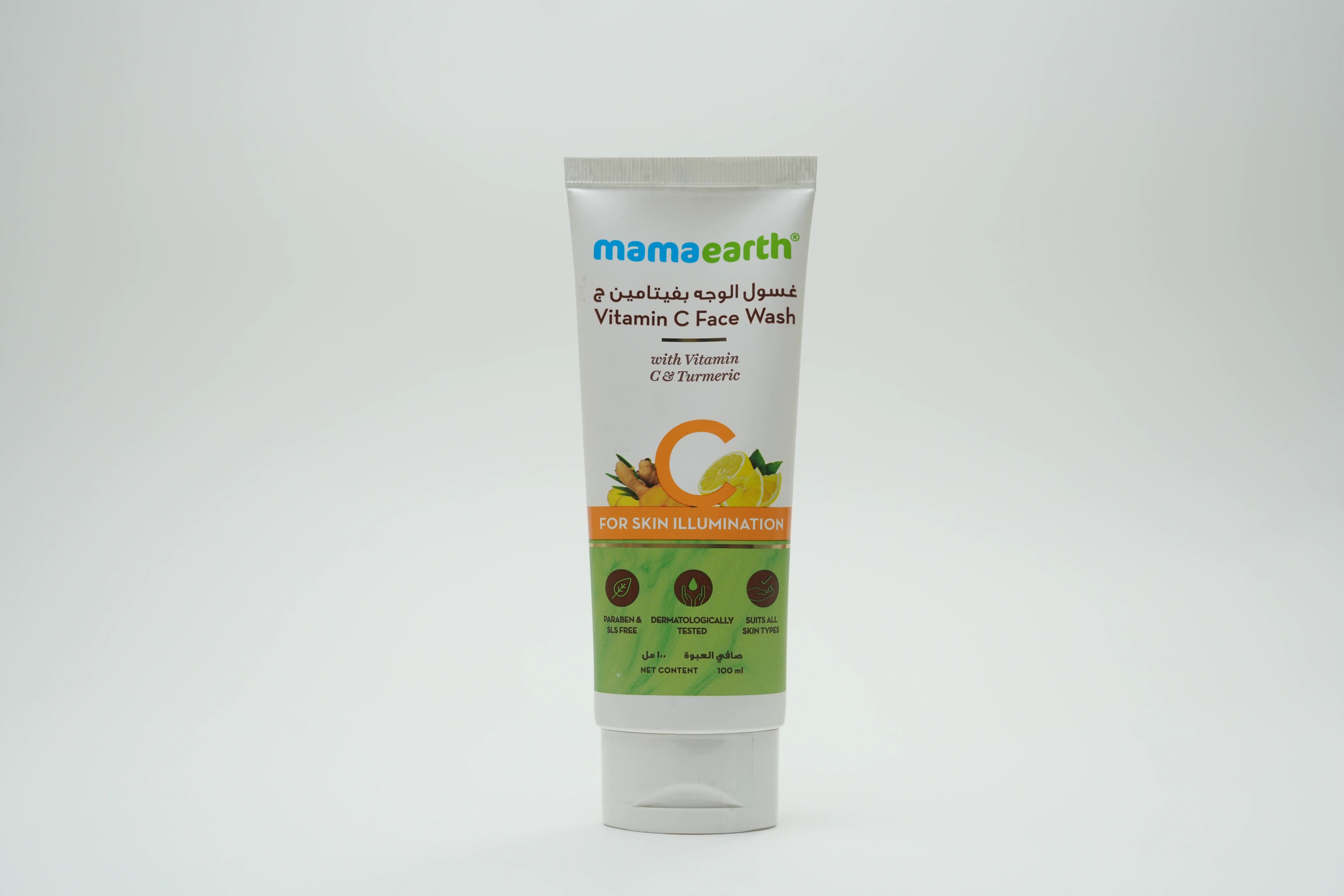 Mamaearth Vitamin-C Face Wash With Turmeric 100 ml