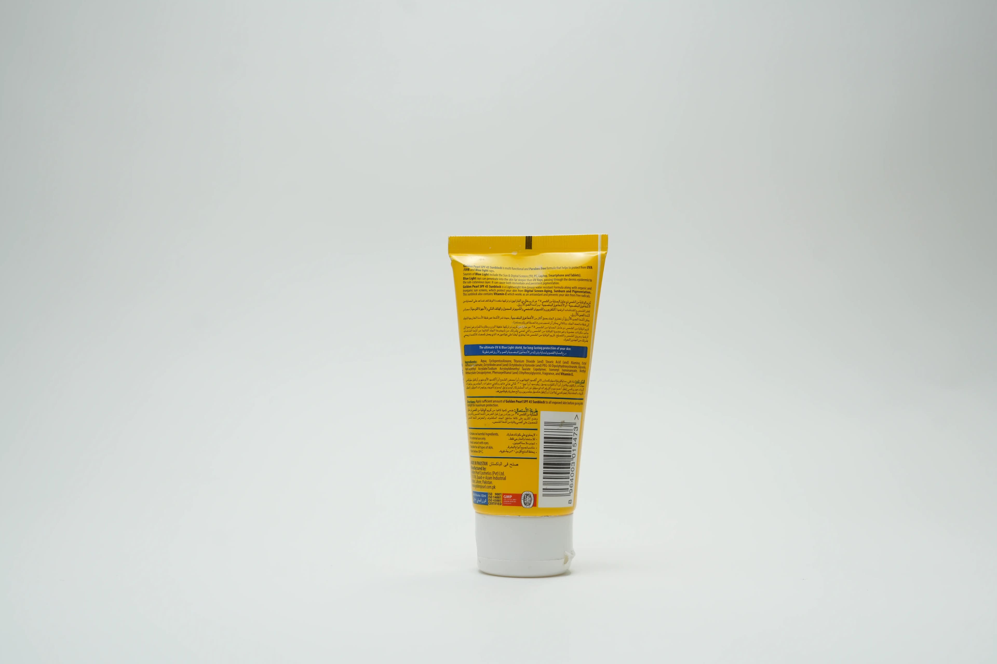 Golden Pearl Sunblock Triple Protection Spf 60 ml