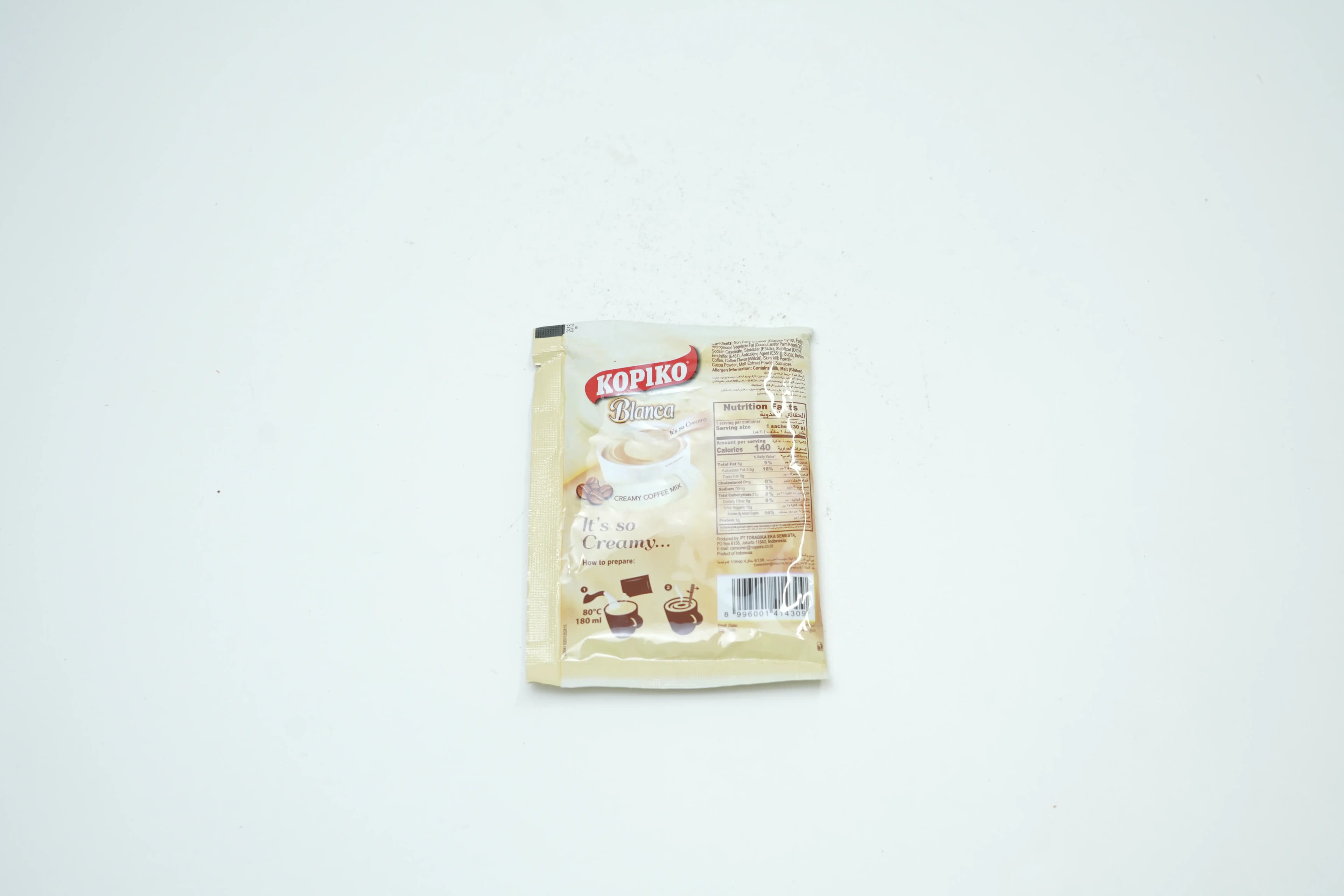 Kopiko Blanca Coffee 3 In1 Bag 30 g