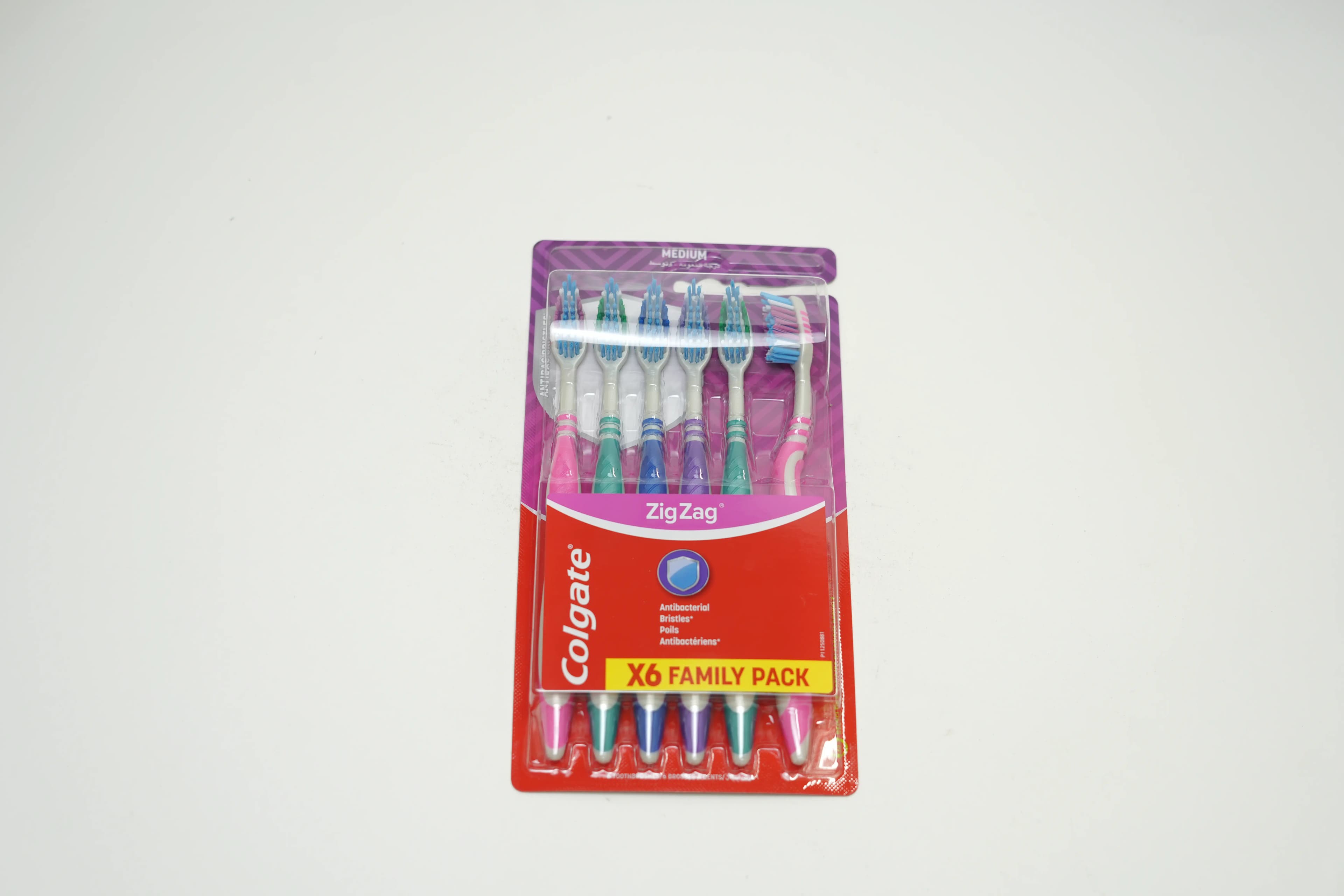 Colgate Toothbrush M Zigzag Valuepack 6 pcs