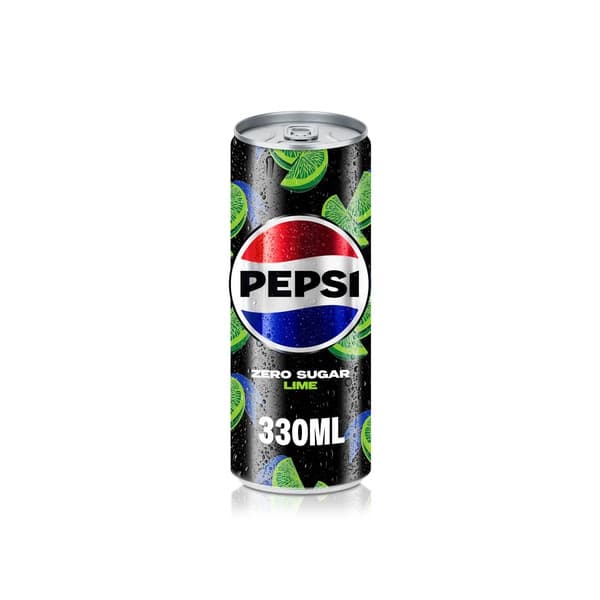 Pepsi Black Lime Can 330Ml