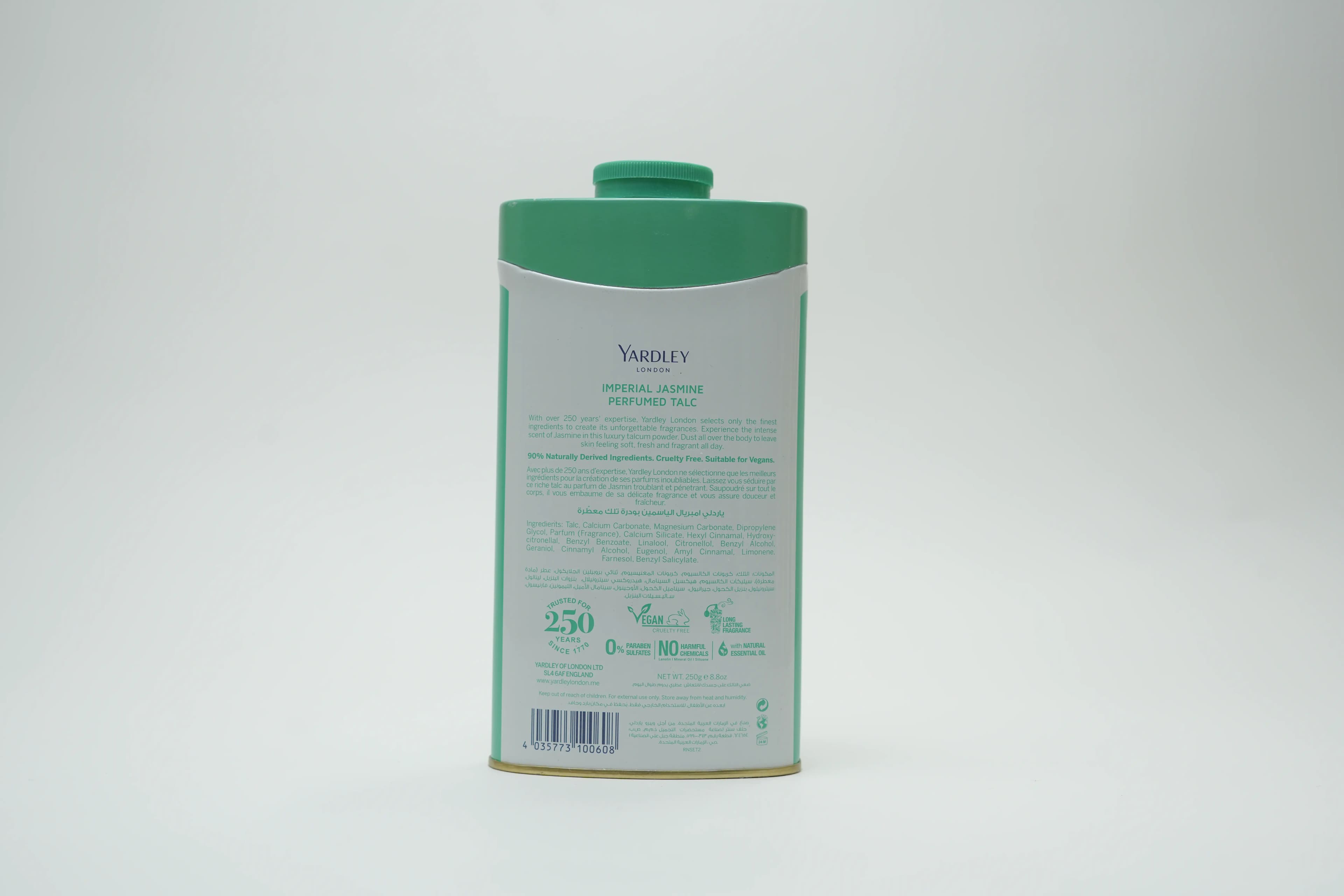 Yardley Jasmine Talc 250 g