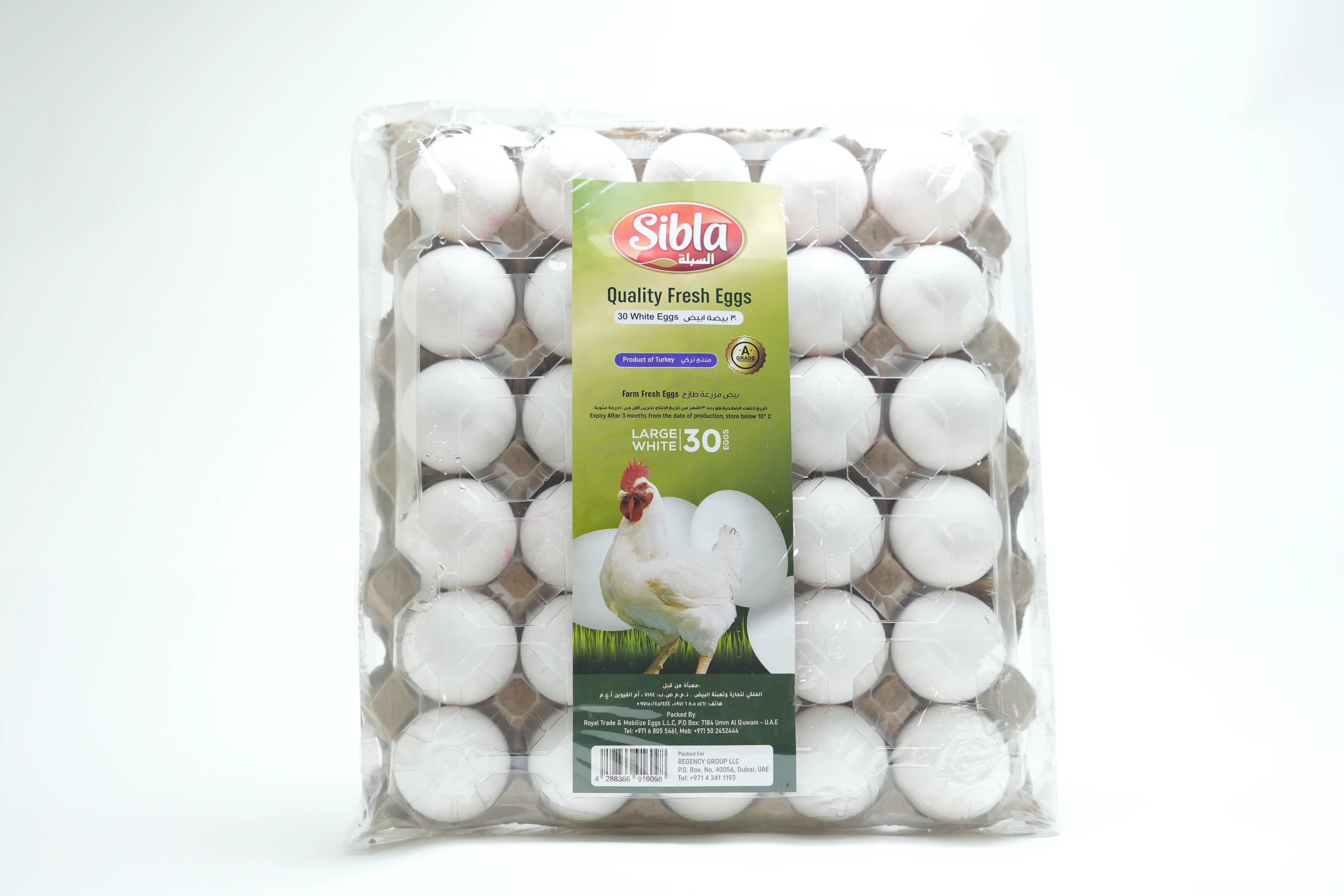 Sibla Large White Eggs 30 pcs