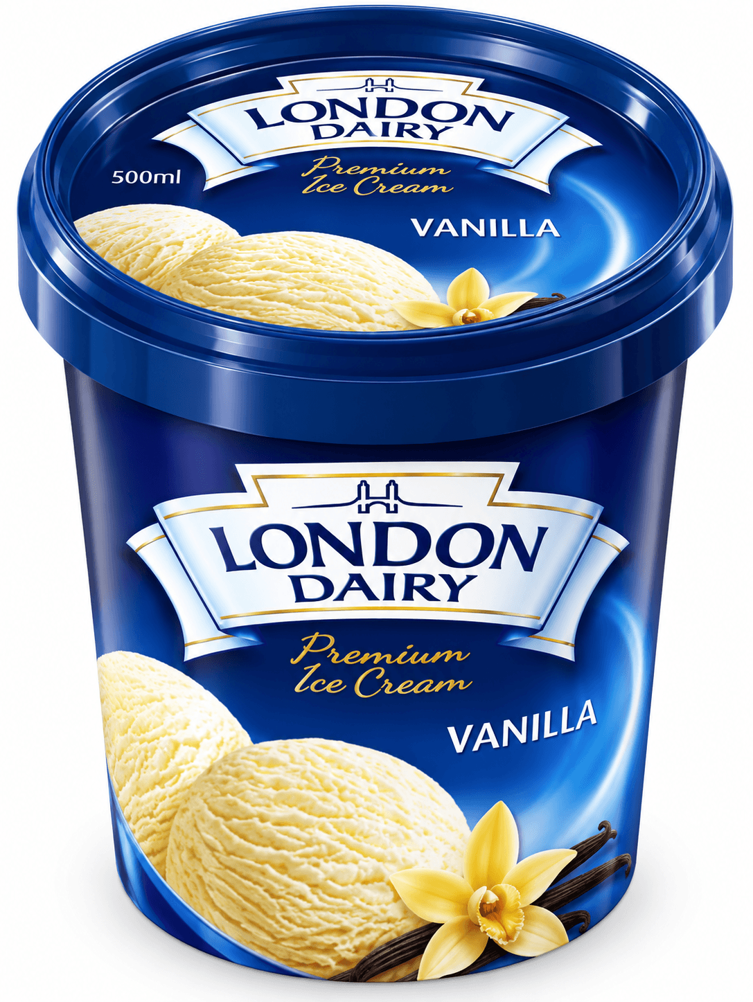London Dairy Prm Vanilla Ice Cream 500Ml
