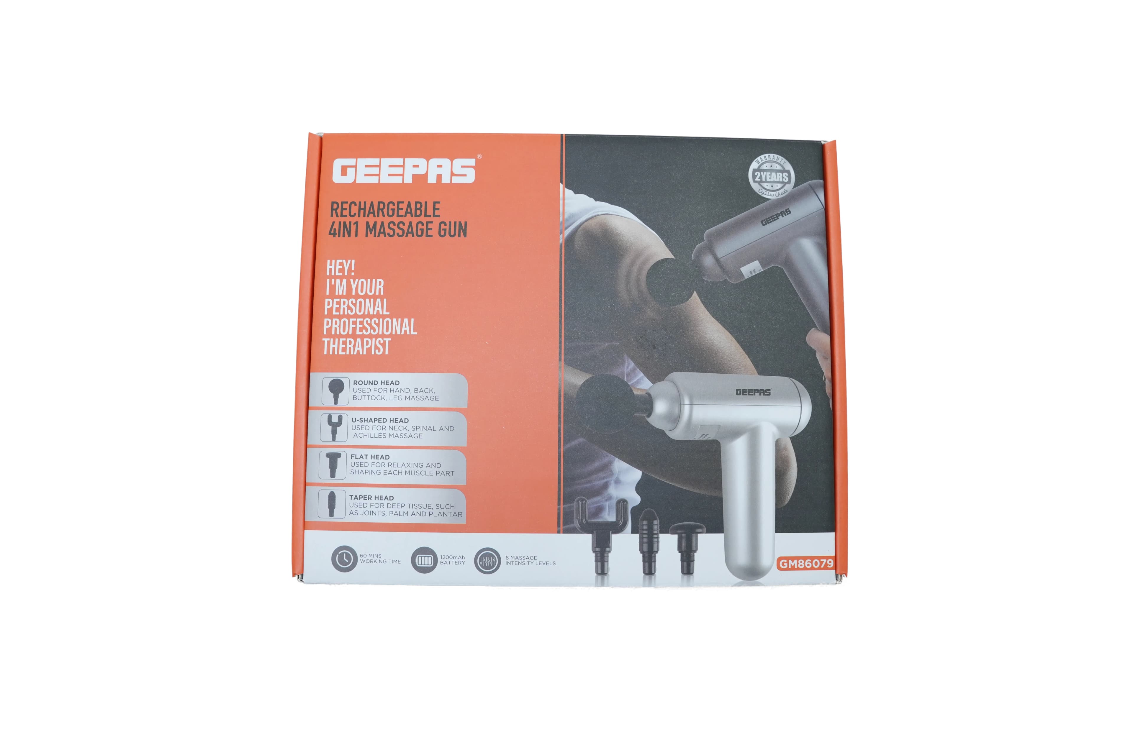 Geepas Gm86079 4In1 Massage Gun