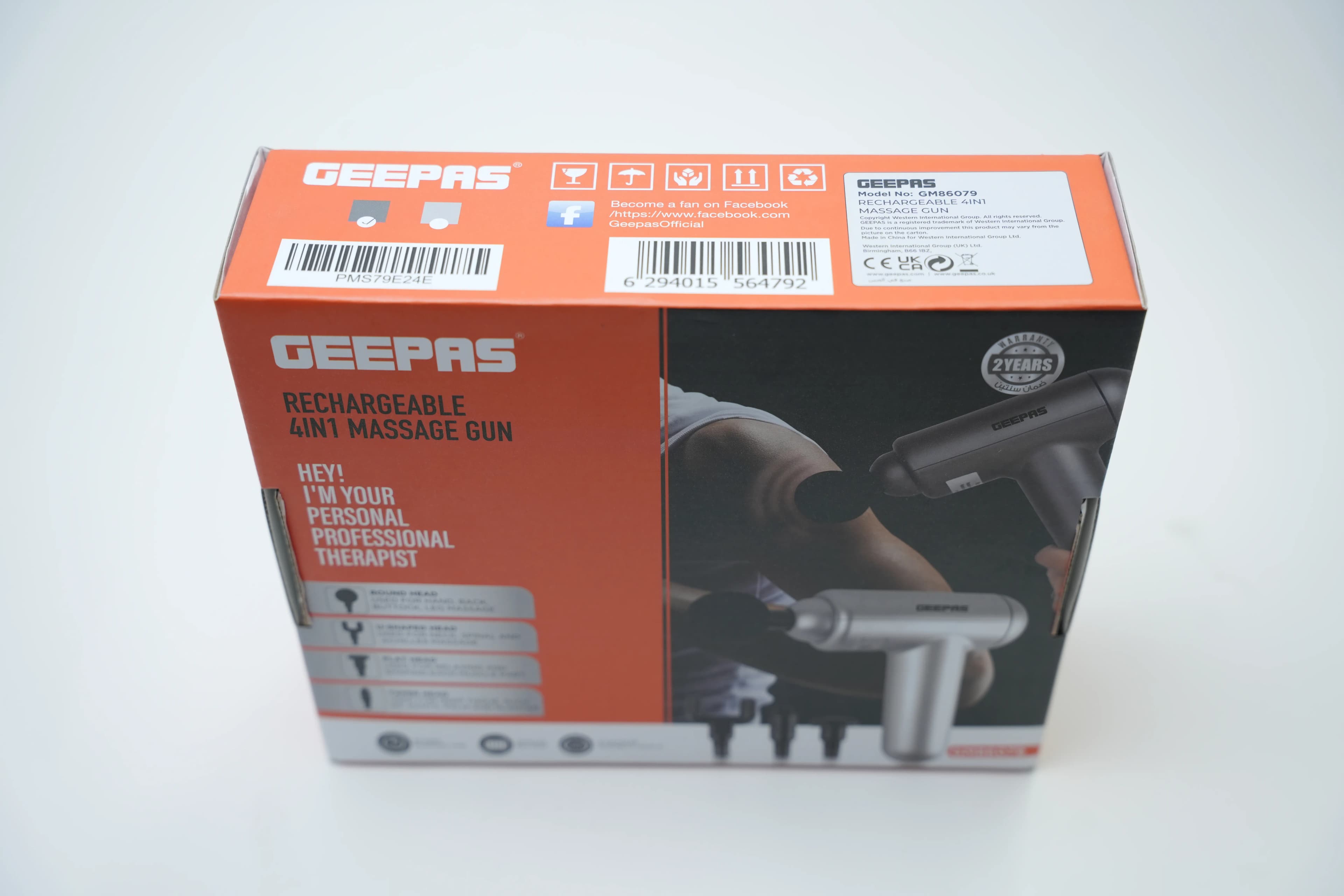 Geepas Gm86079 4In1 Massage Gun
