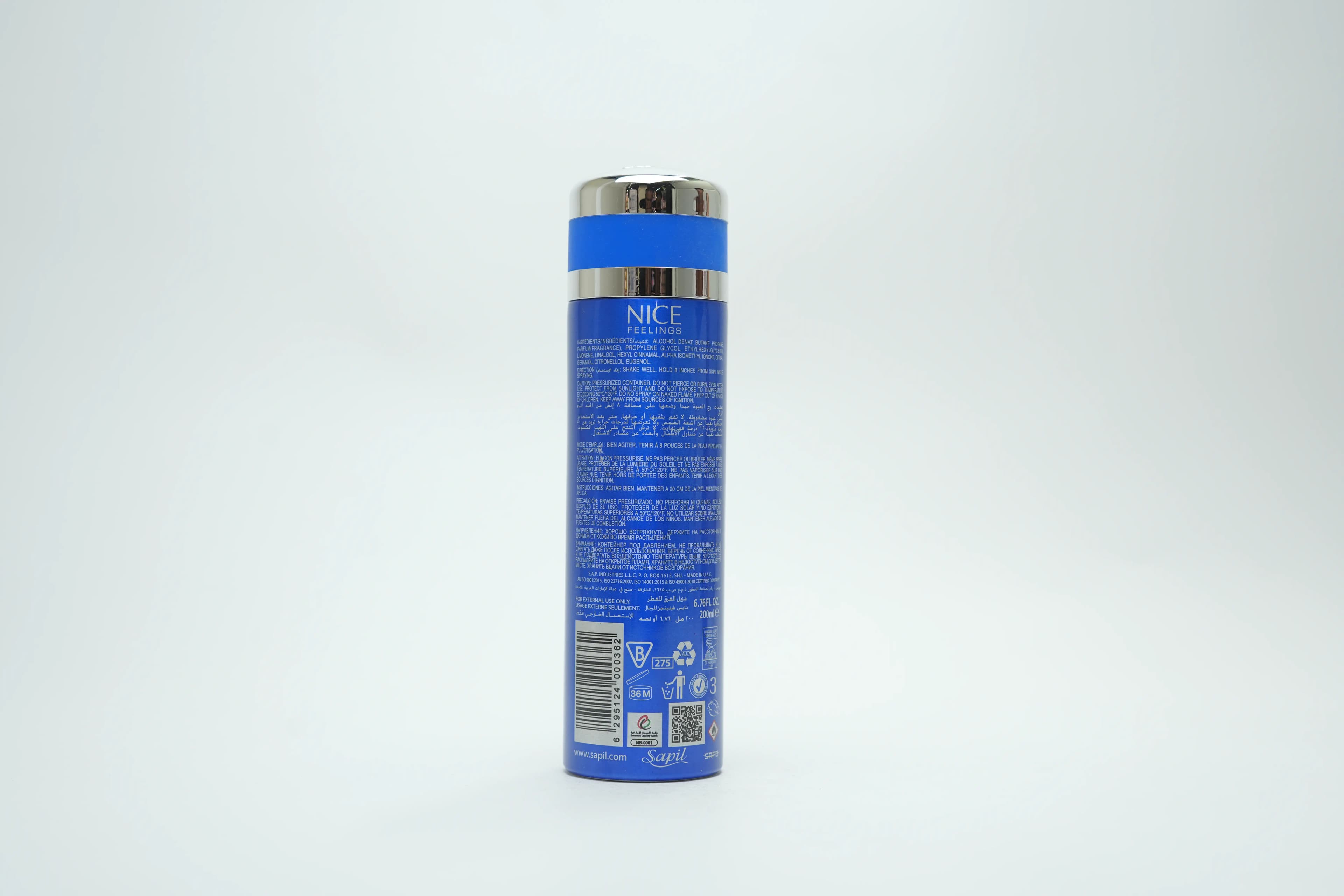Sapil Nice Feeling Deo Spray 200 ml