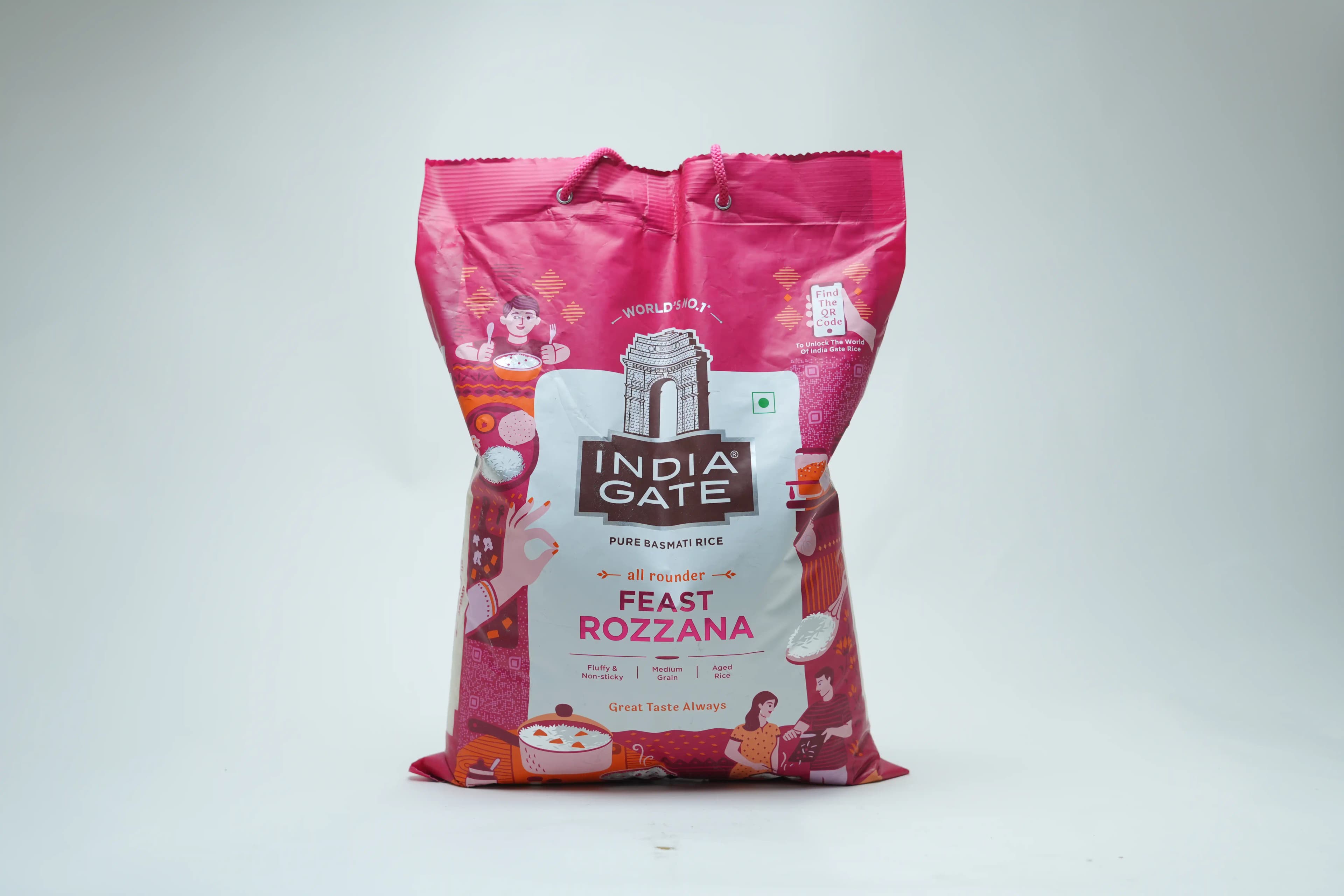 India Gate Basmati Rice Feast Rozzana 5 kg